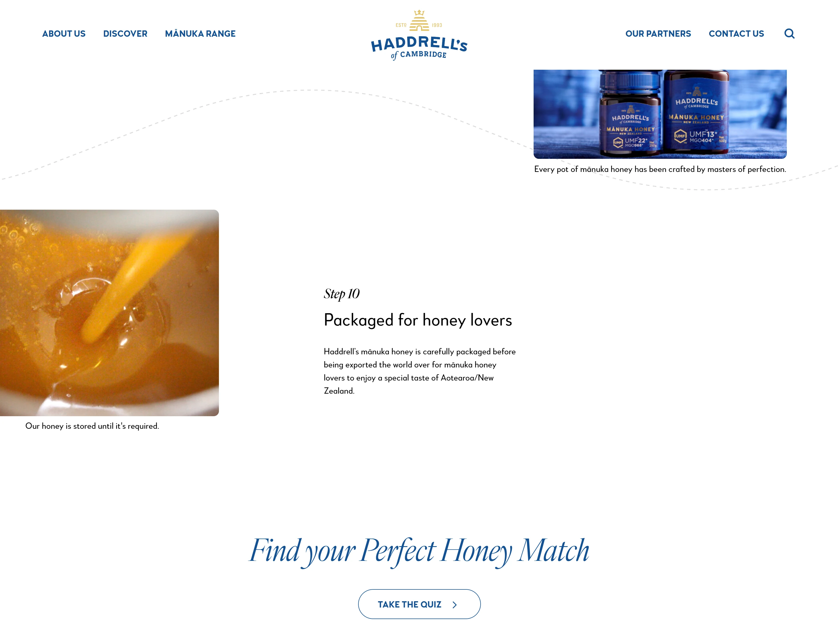 Hive to Pot timeline page