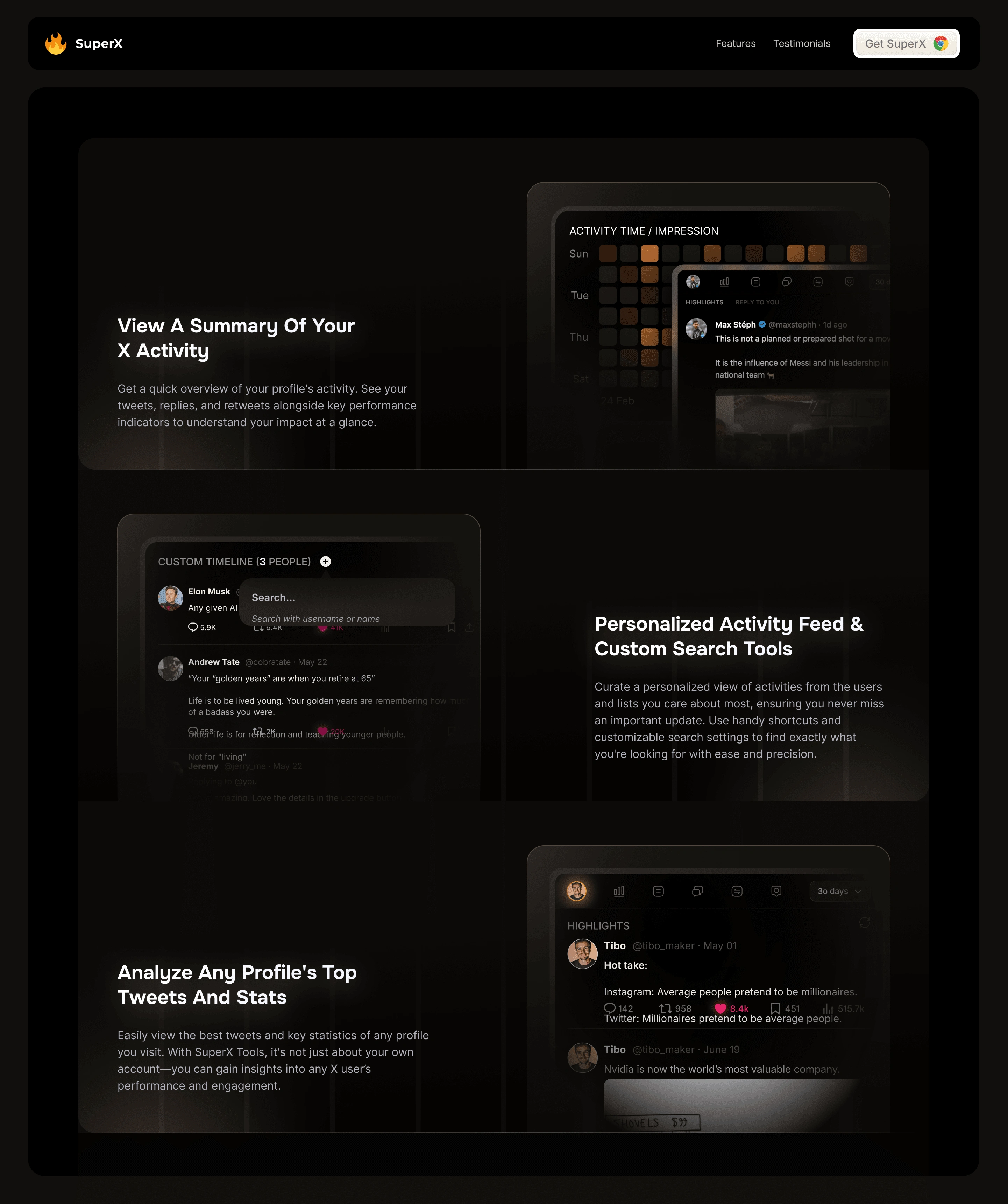 Landing Page Preview - Features cont.