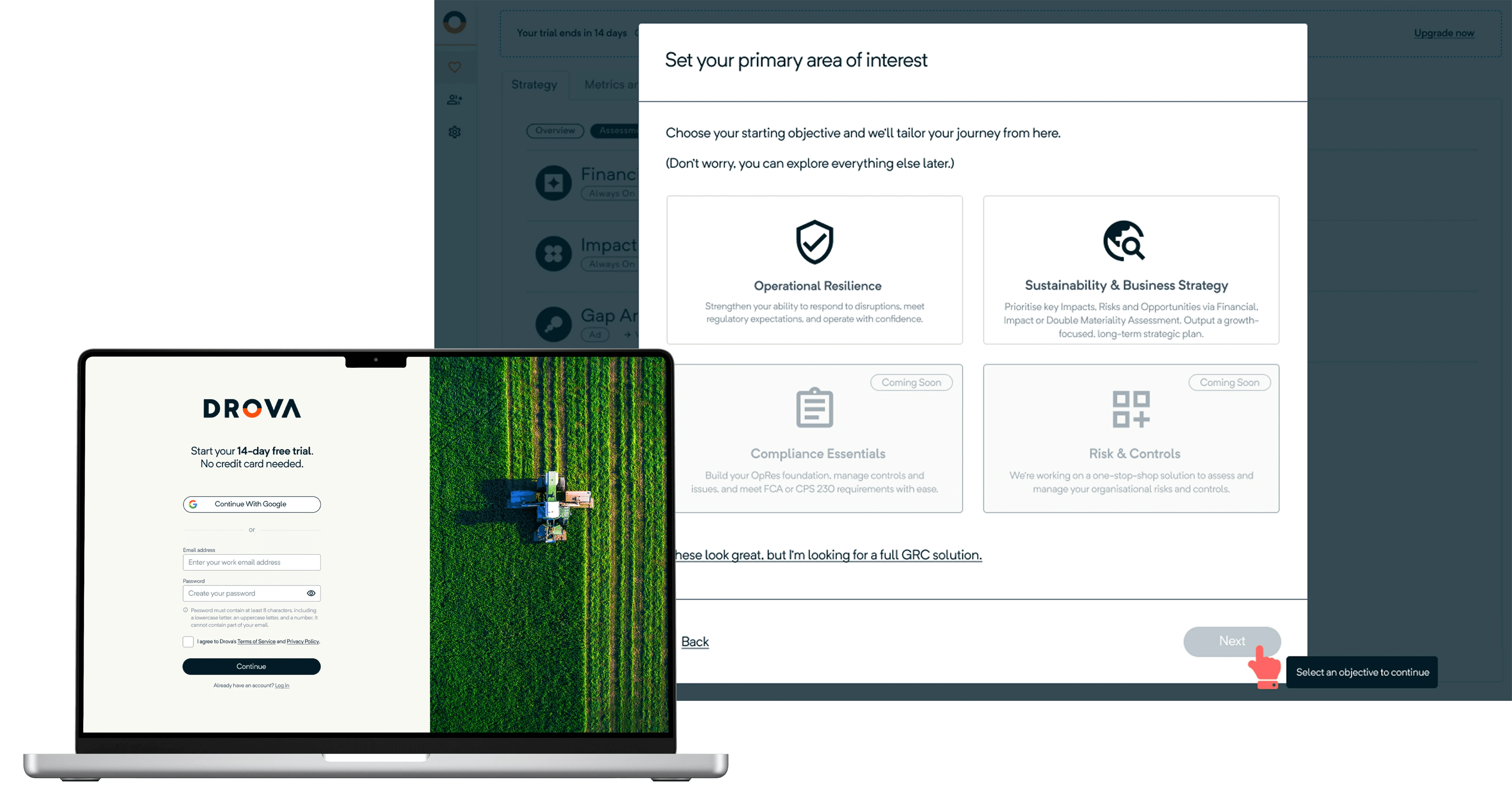 The new experience gets users into the product in under 30 seconds