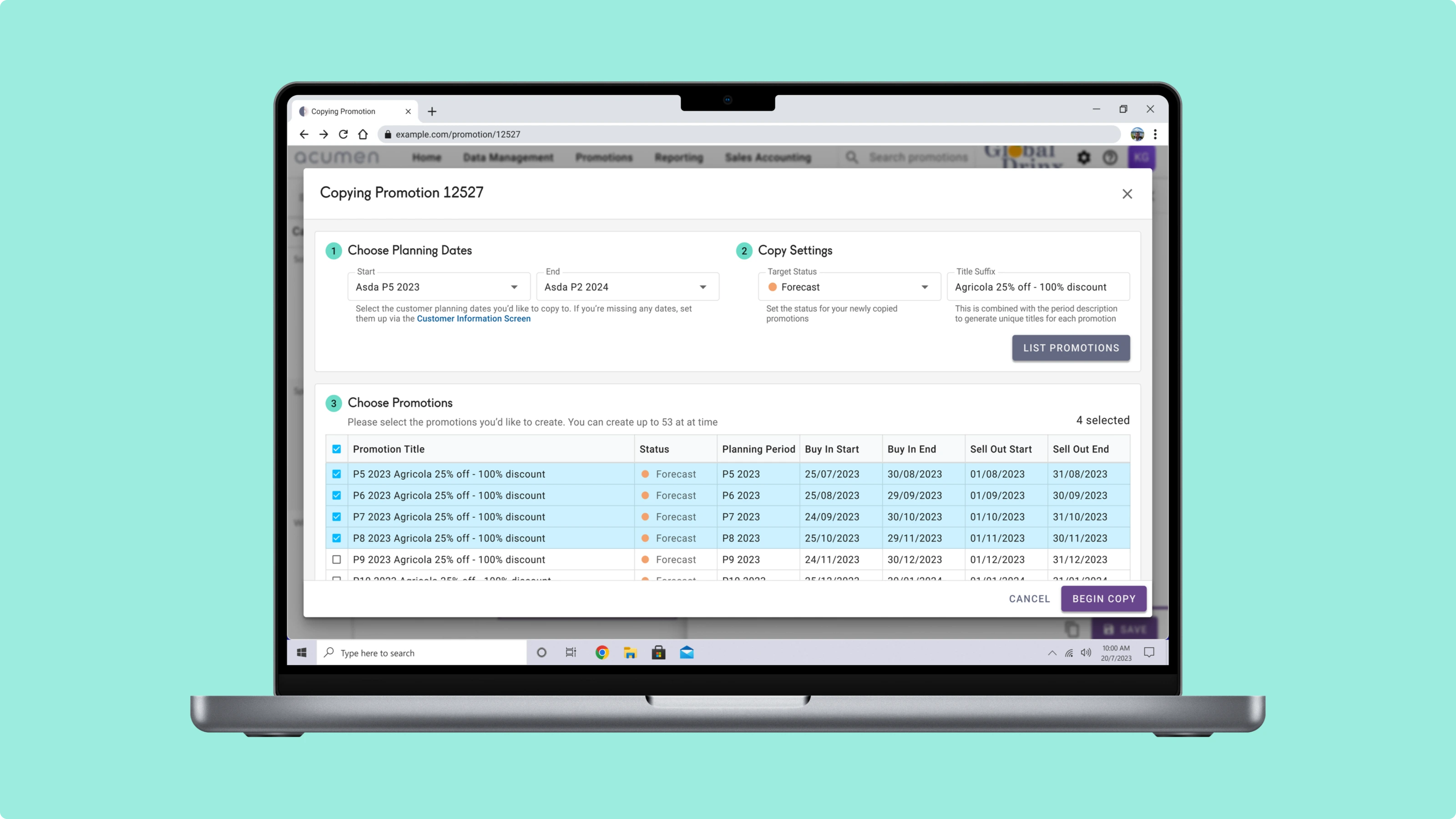 Bulk Copy - the shipped feature that successfully reduced initial plan set-up times