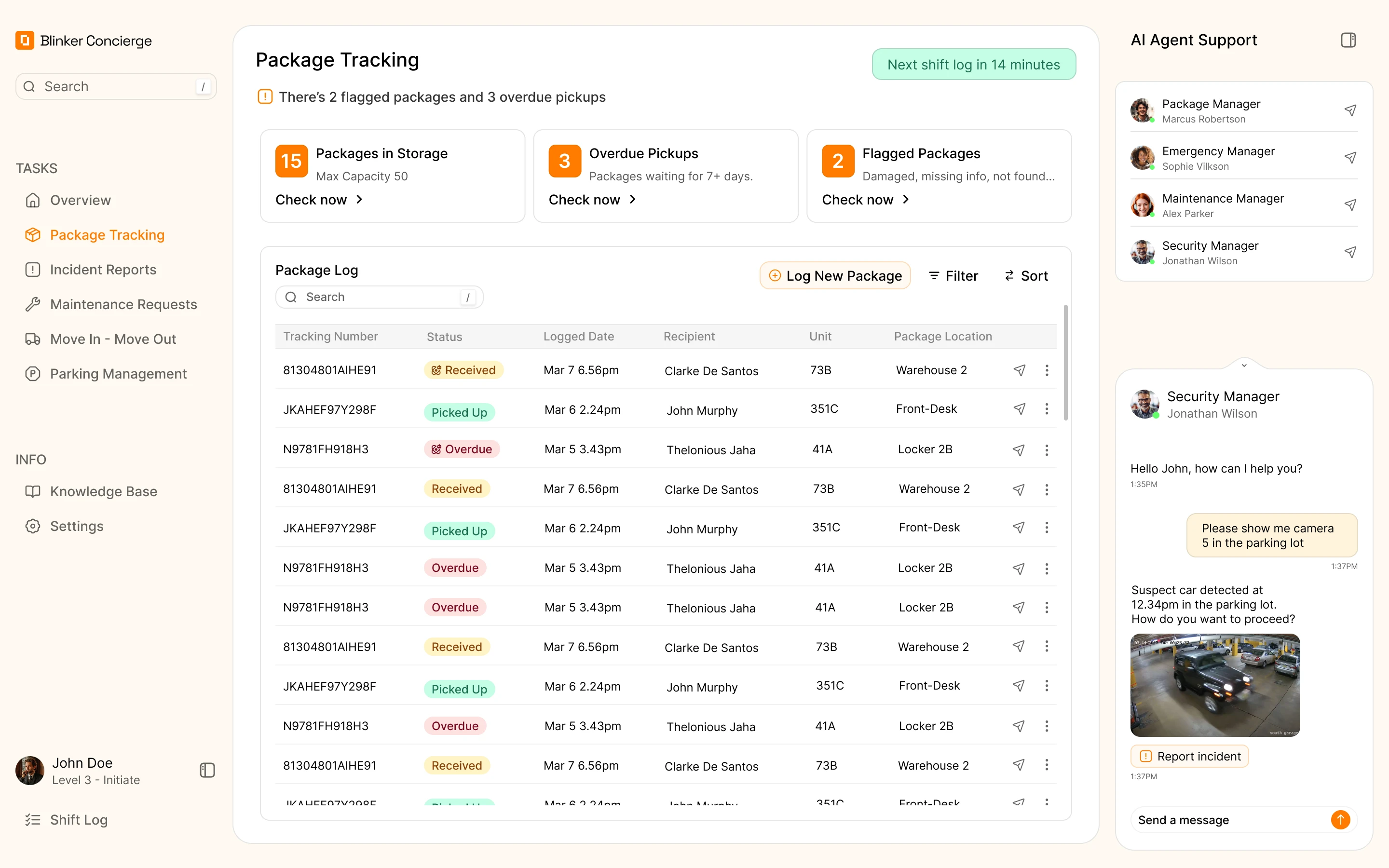 Package Tracking