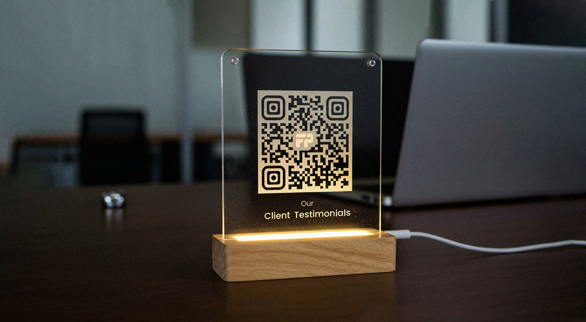Acrylic QR Code (Brand In Action)