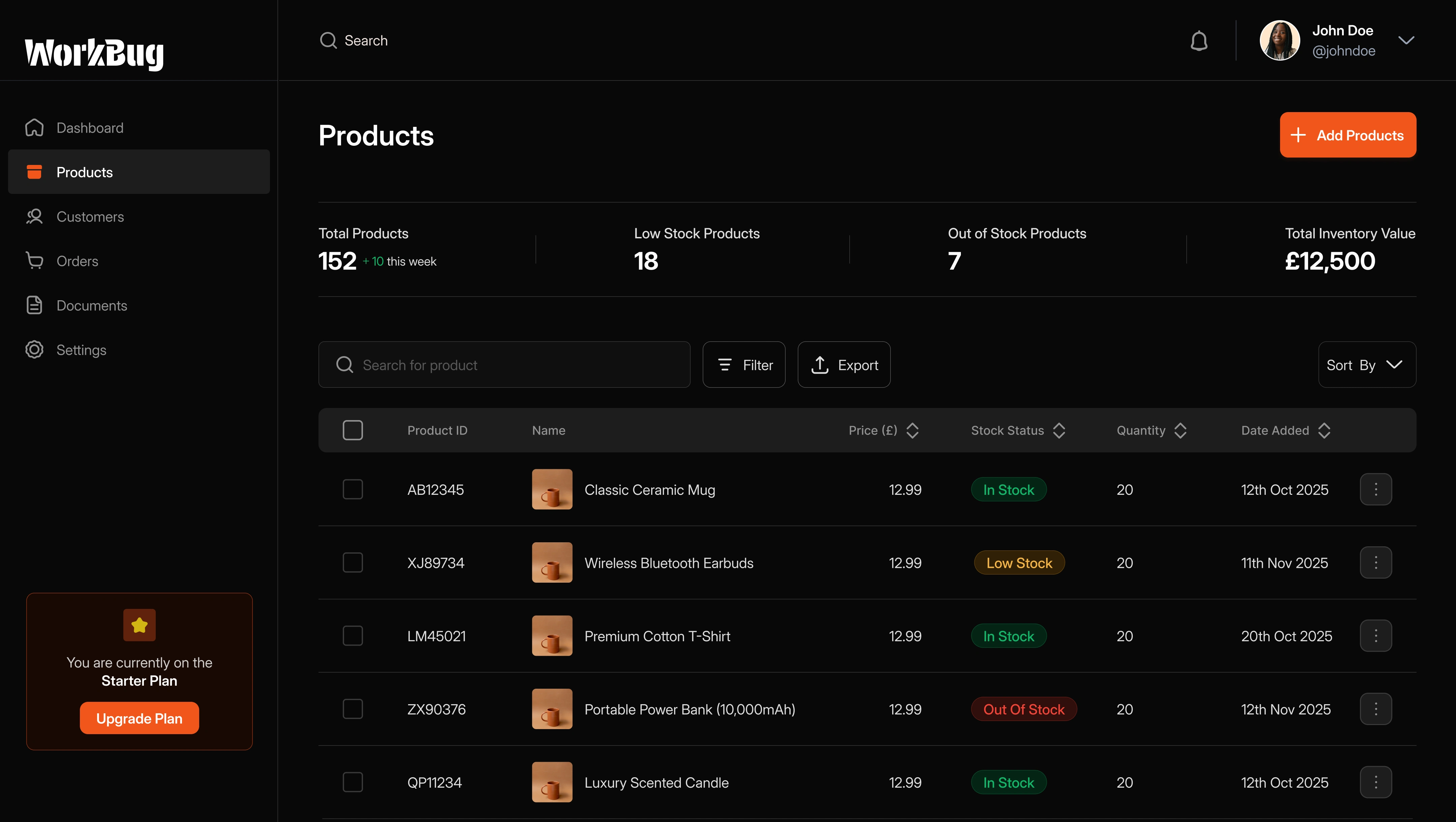 Product page