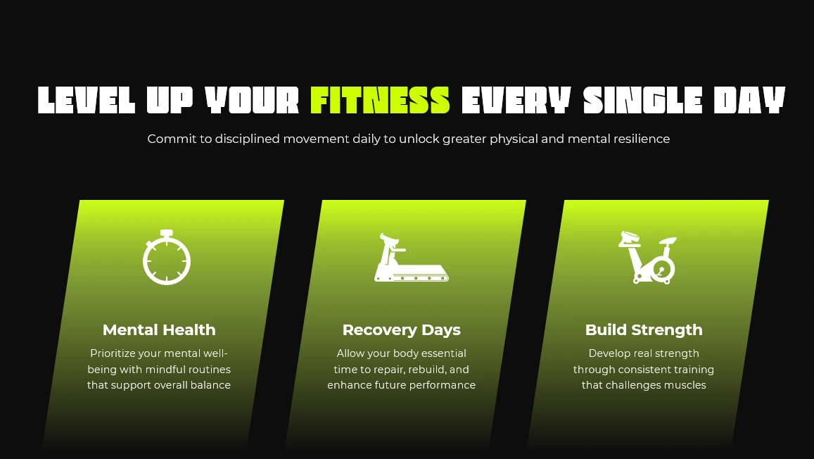 Level up your fitness every single day