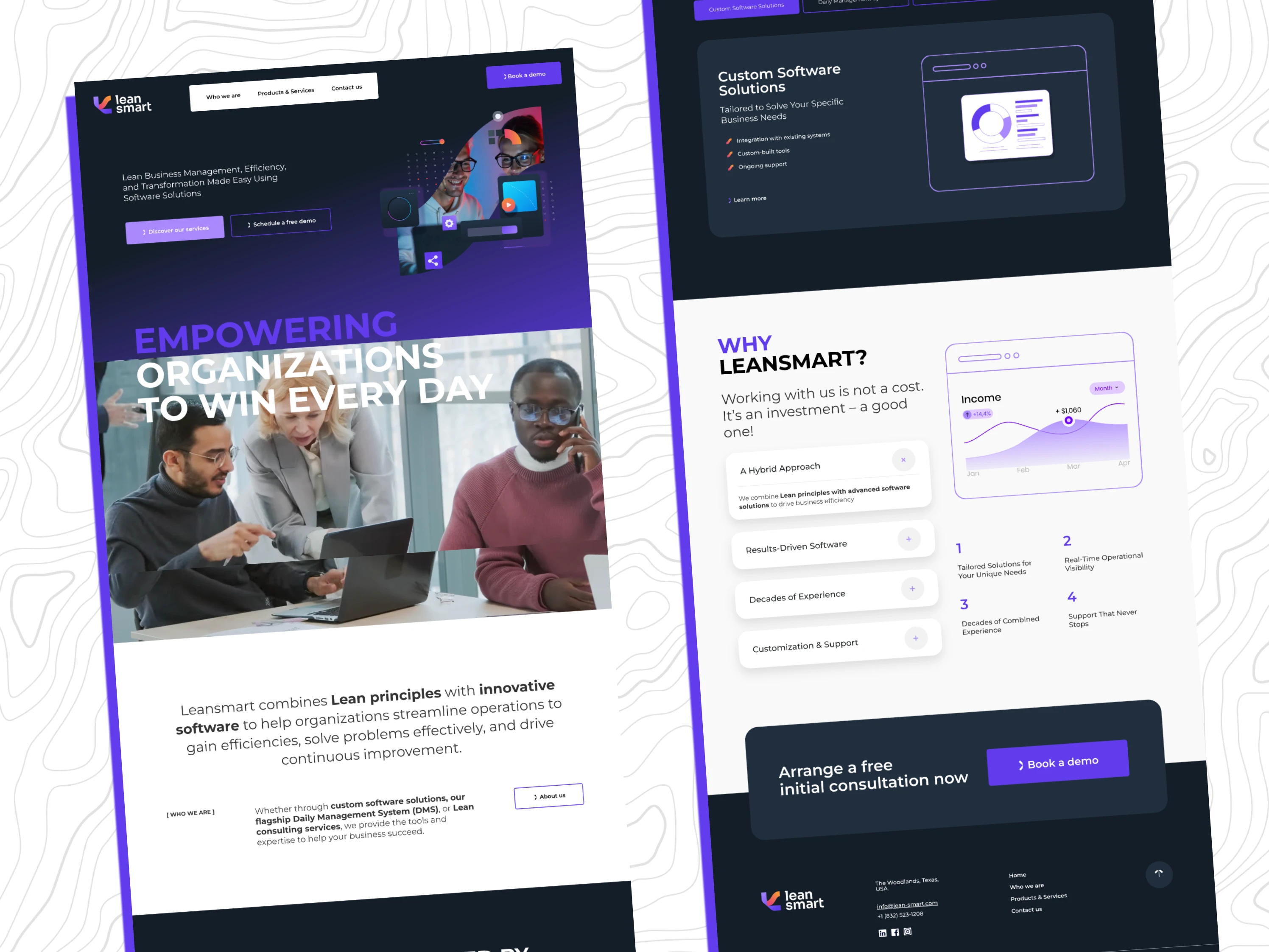 live website screenshoot