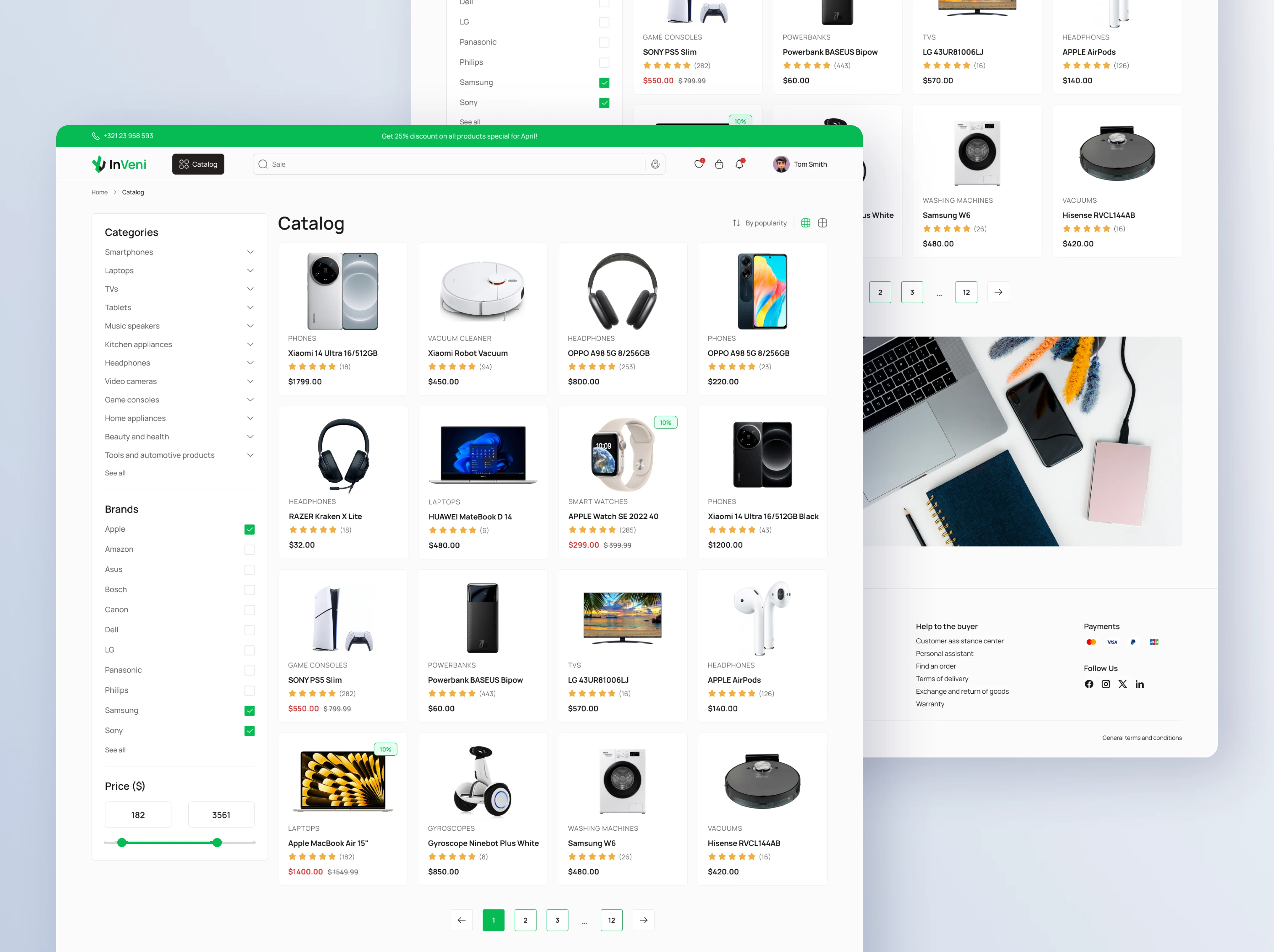 Product listings prioritize simplicity and clarity, offering just the right amount of information to avoid overwhelming the user.

For this project, we adopted a mobile-first strategy.