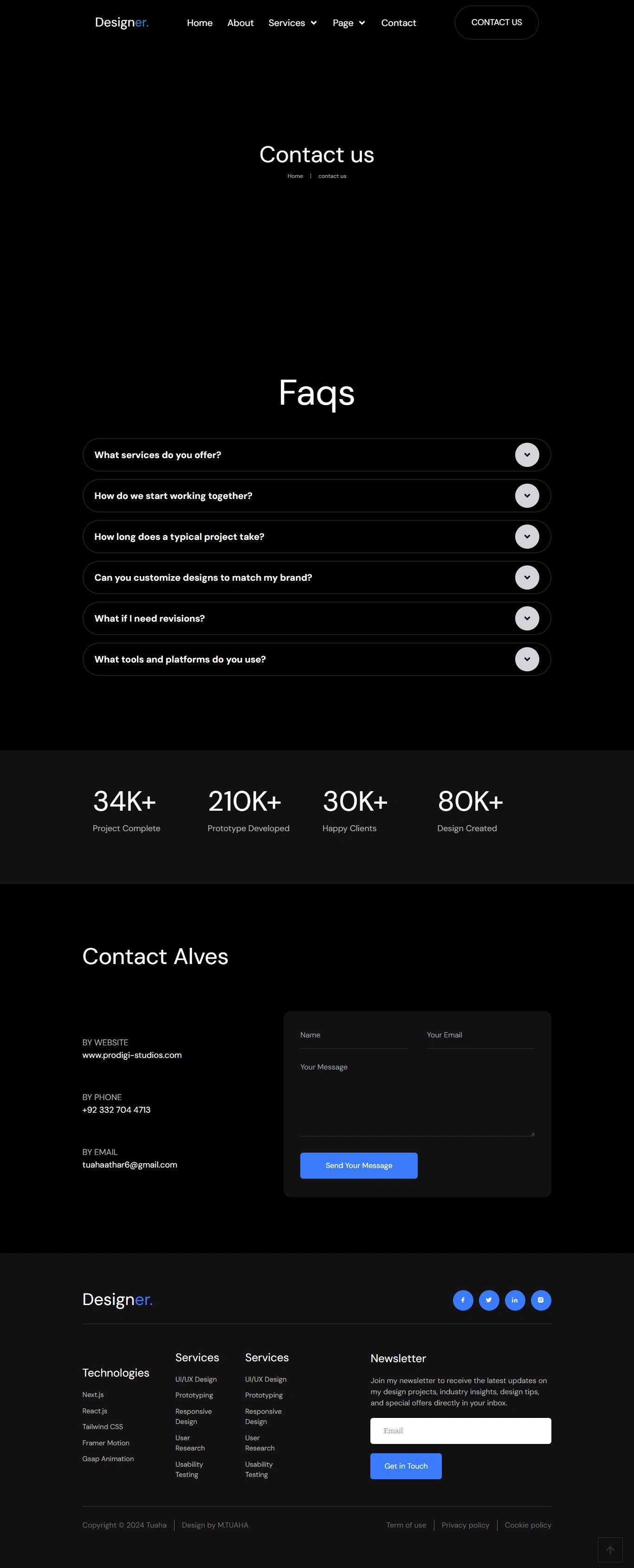 Contact Page