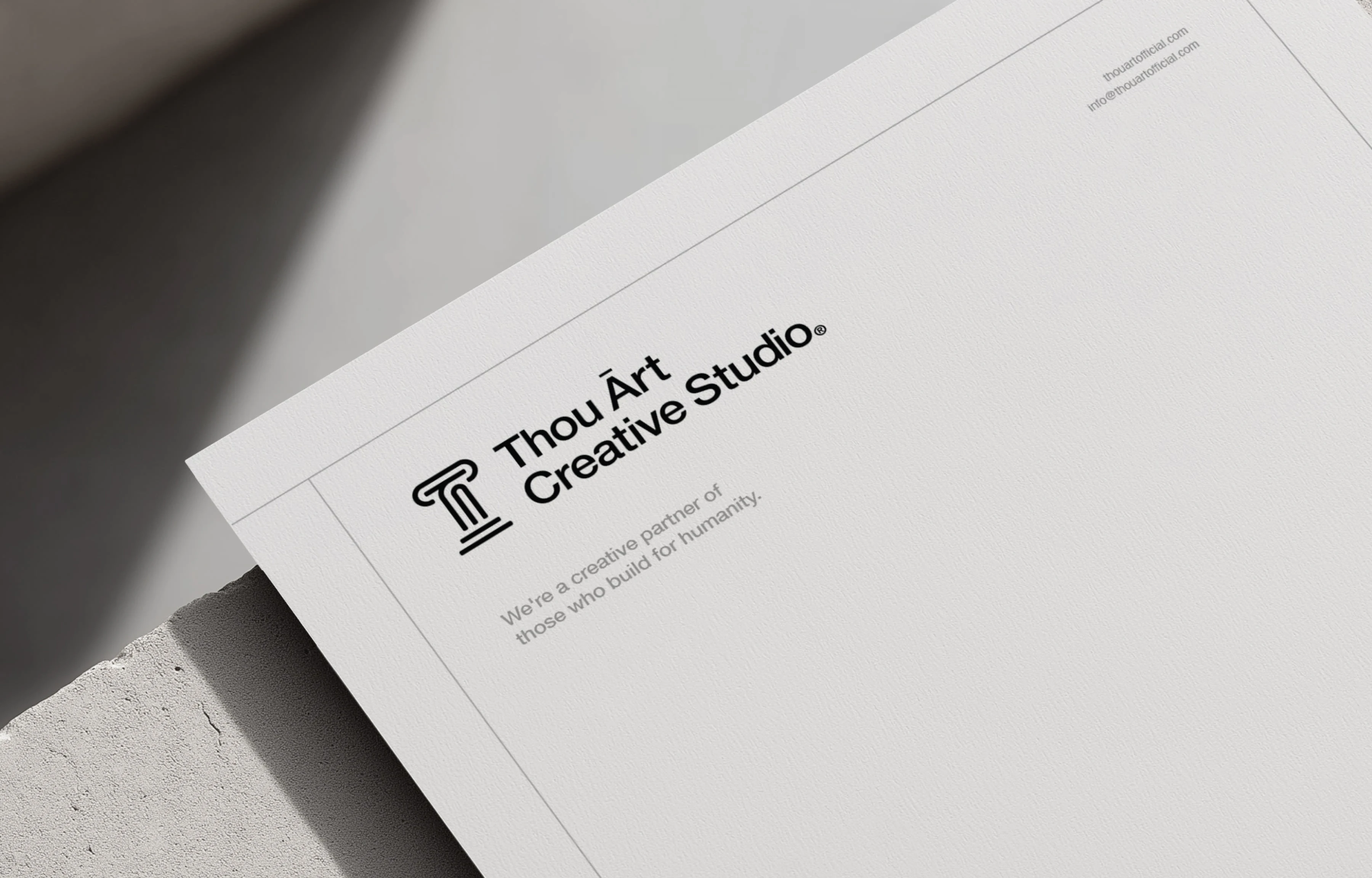Branded letterhead