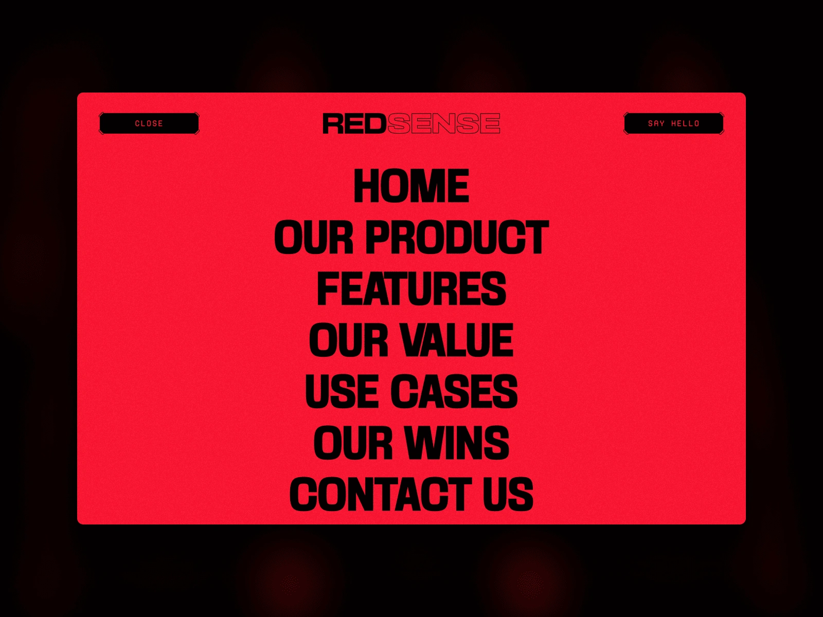 main navigation menu