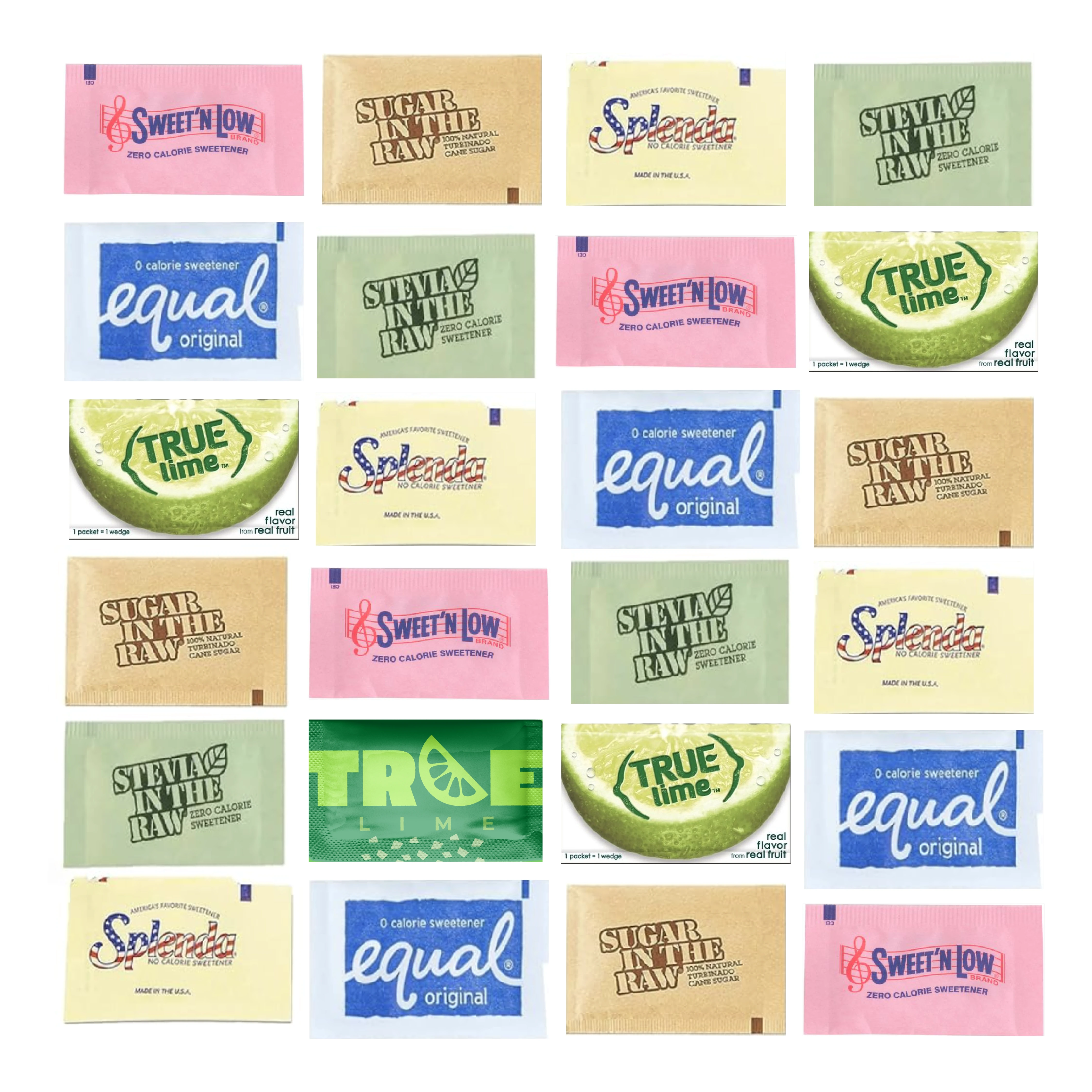 Where does your eye go first? Both original and my rebranded TrueLime packets are in here! Did you notice??