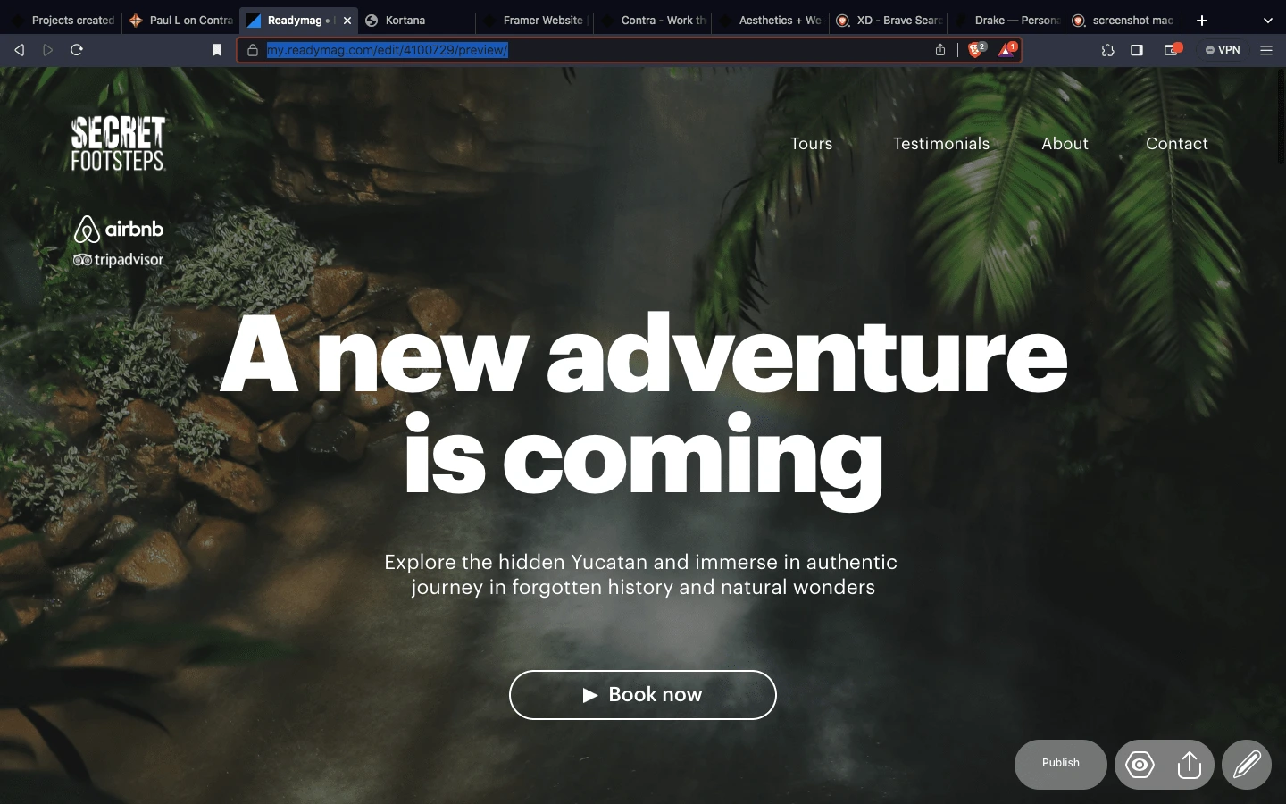 Landing page