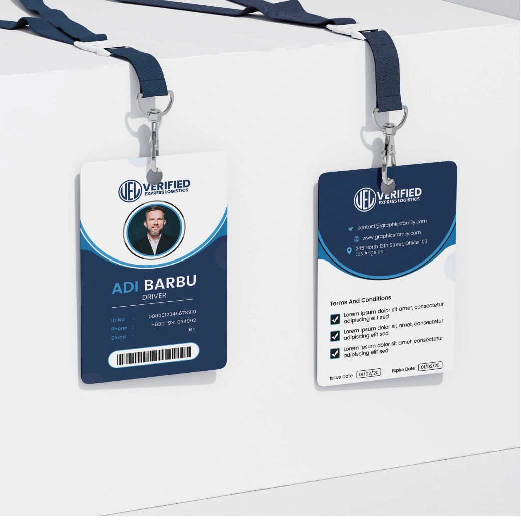 Identity Cards, back and front