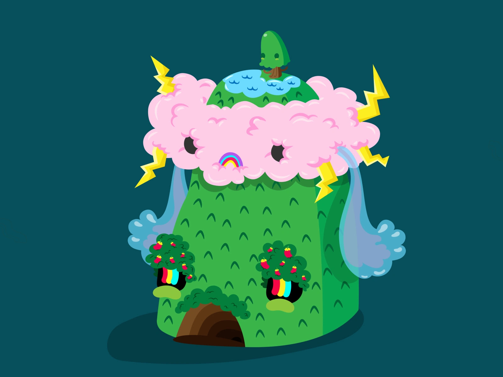 Limbic Mountain - a sentient piece of landscape discovered by the Tuponian crew.