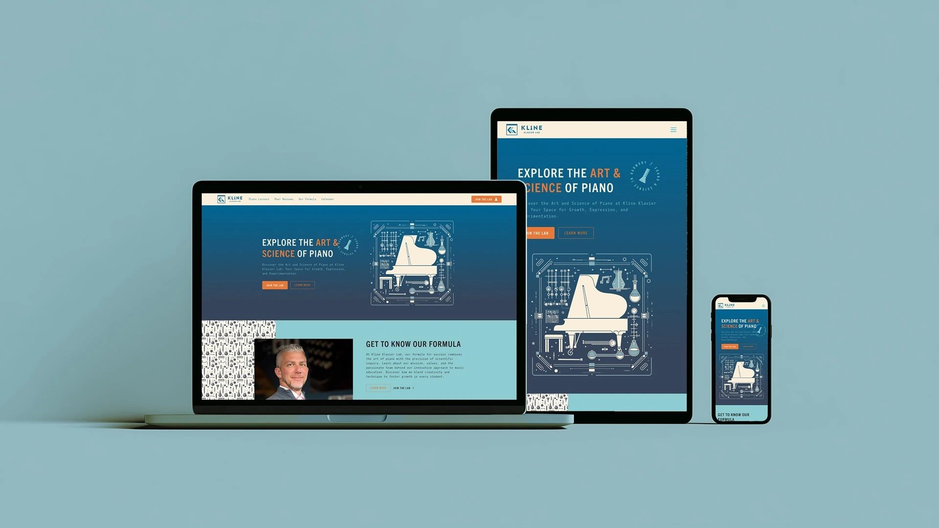 A responsive website built in Webflow, with calendar integration for easy scheduling