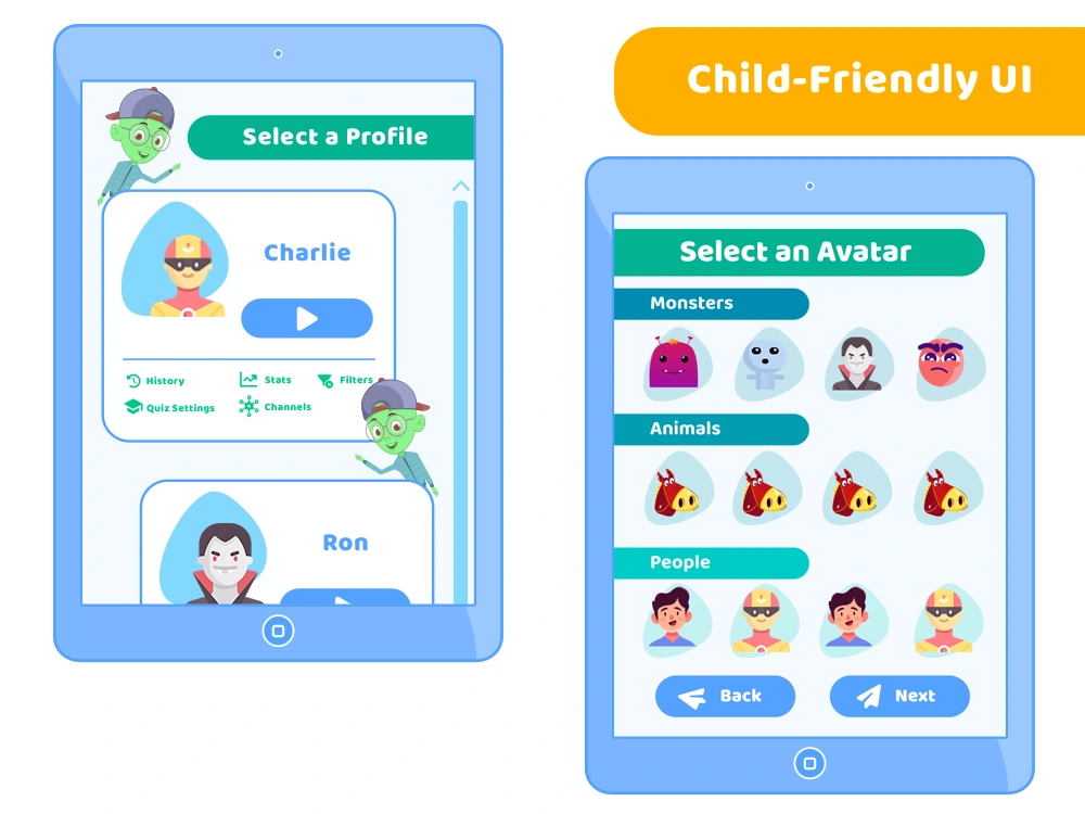 User Interface Design layout examples (made with Sketch)