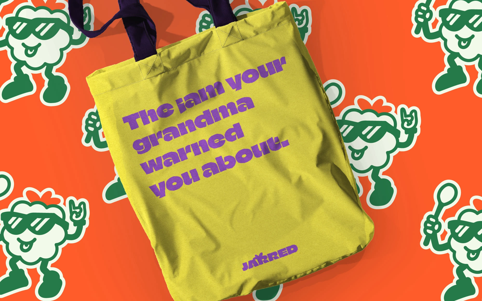 Tote bag design & brand pattern