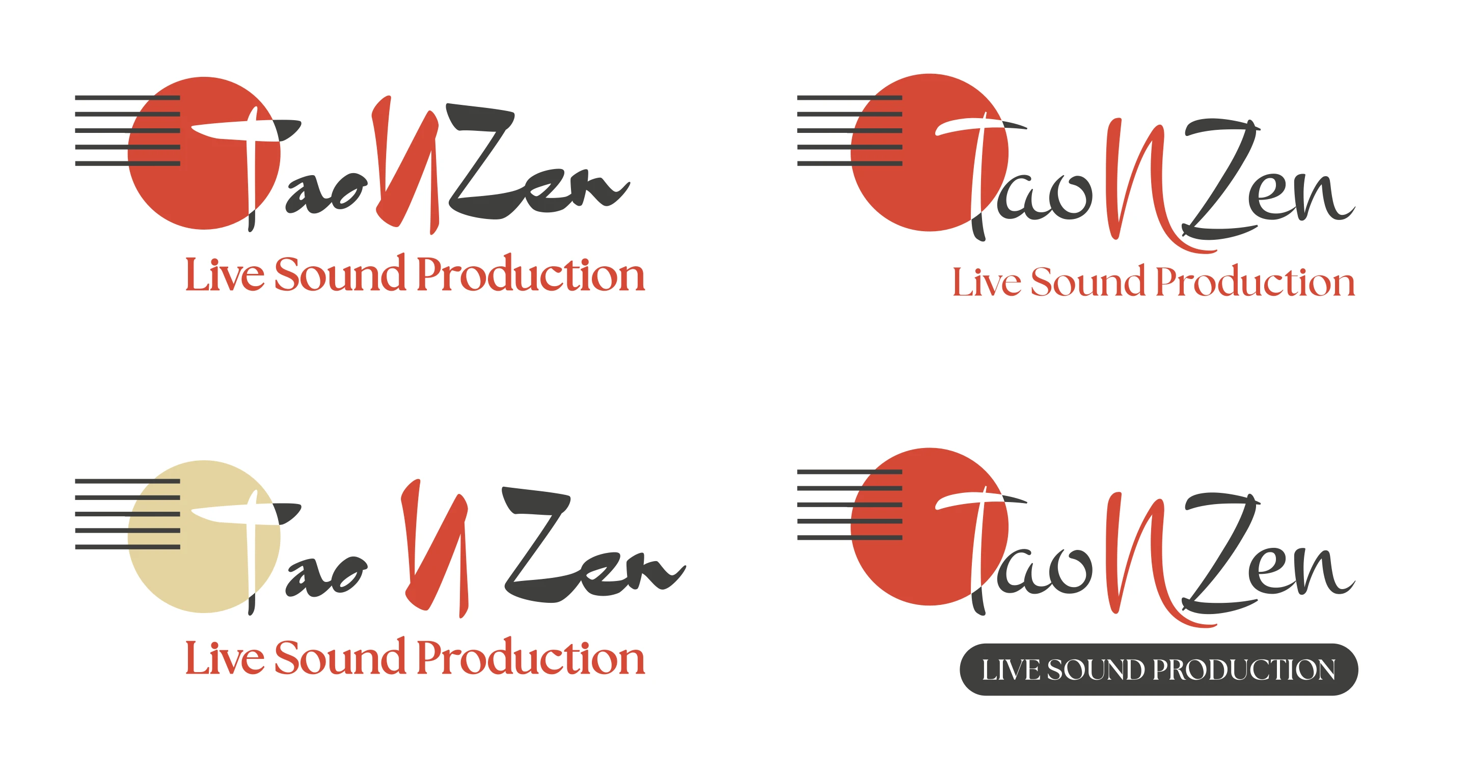 Tao N Zen logo development John, a part-time music producer based in the US, was looking for a logo for his new production venture Tow N Zen. He knew the style and elements he liked, but he hadn't realised that some fonts come with accessibility issues, and so we worked with him to make sure the elements he loved could still be a part of the logo design, but everything stayed optimised for readability across print and digital too. He is now working with us to design business cards and stickers!