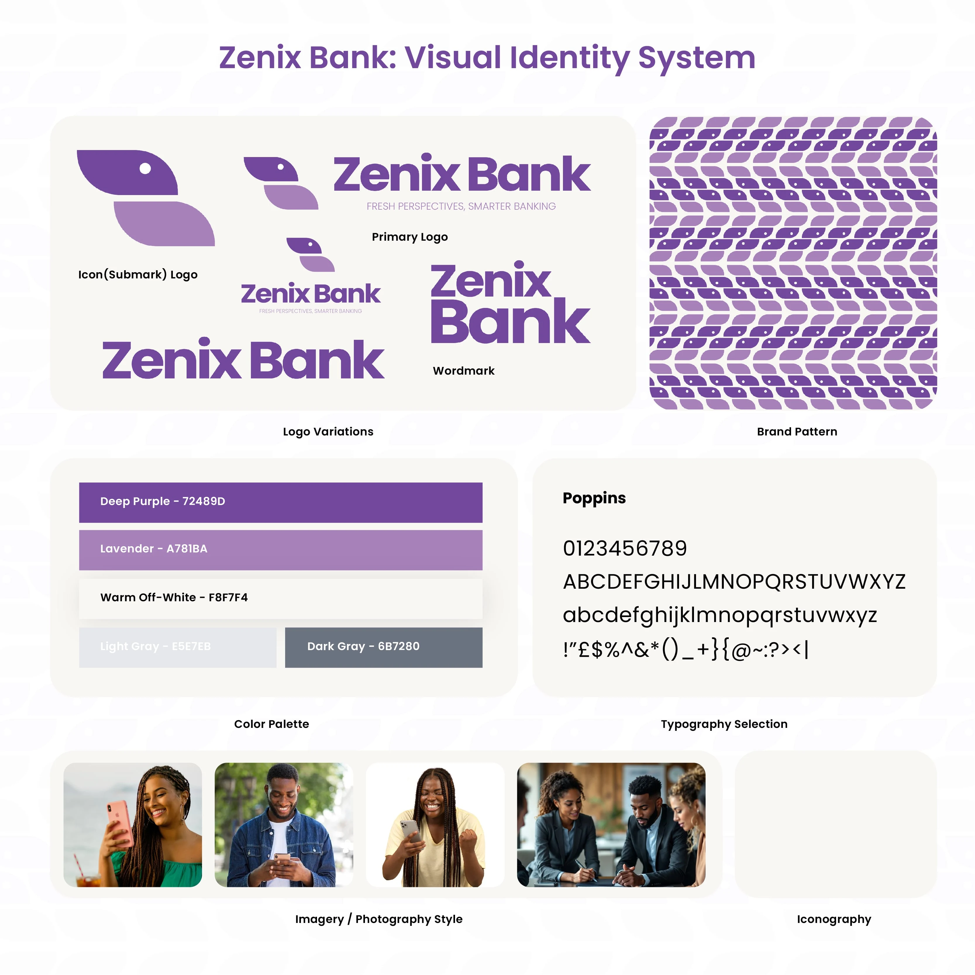 Visual Identity System - Zenix Bank