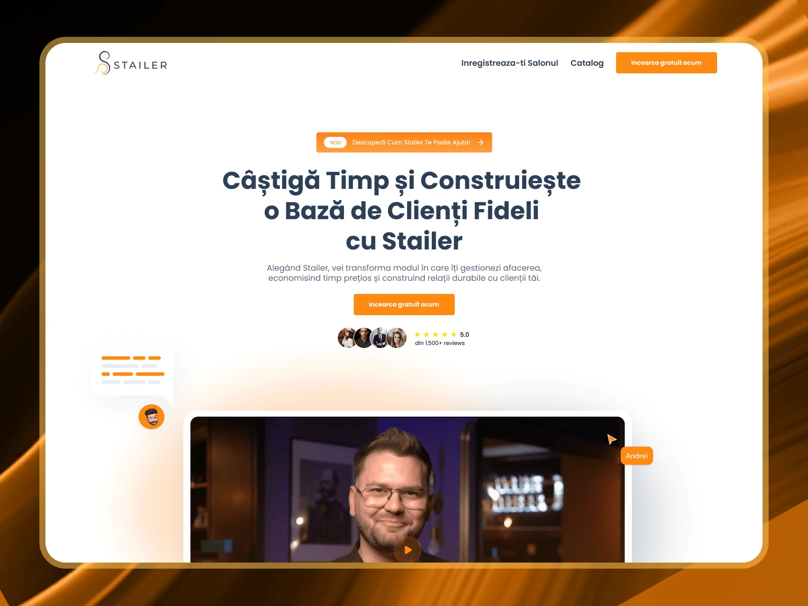 One of the many Landing Pages Designed
