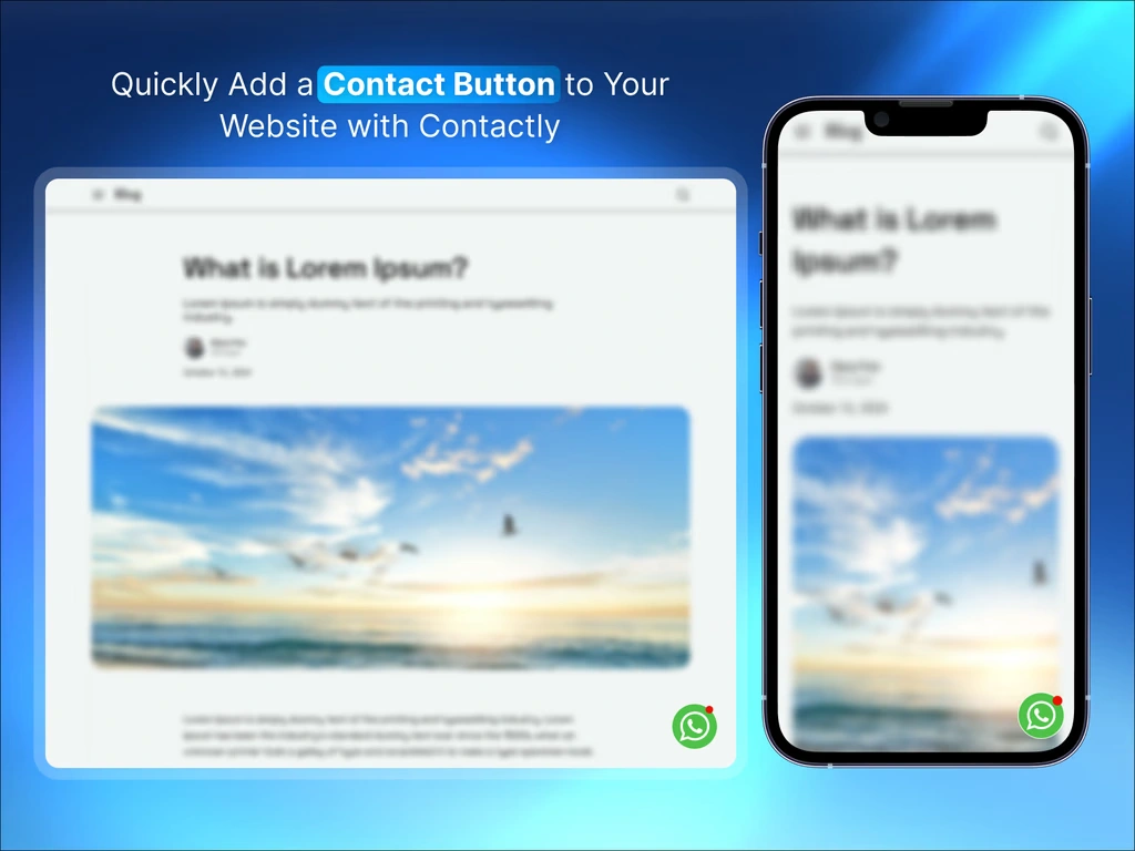 Contact Button