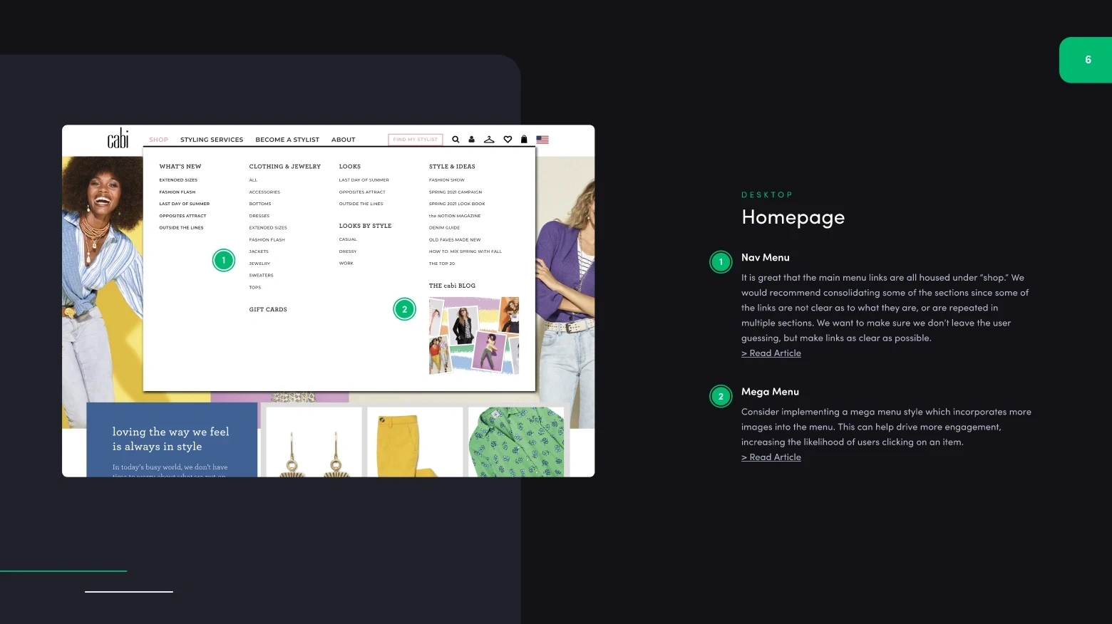 The cabi online site struggled with information overload and simplicity.