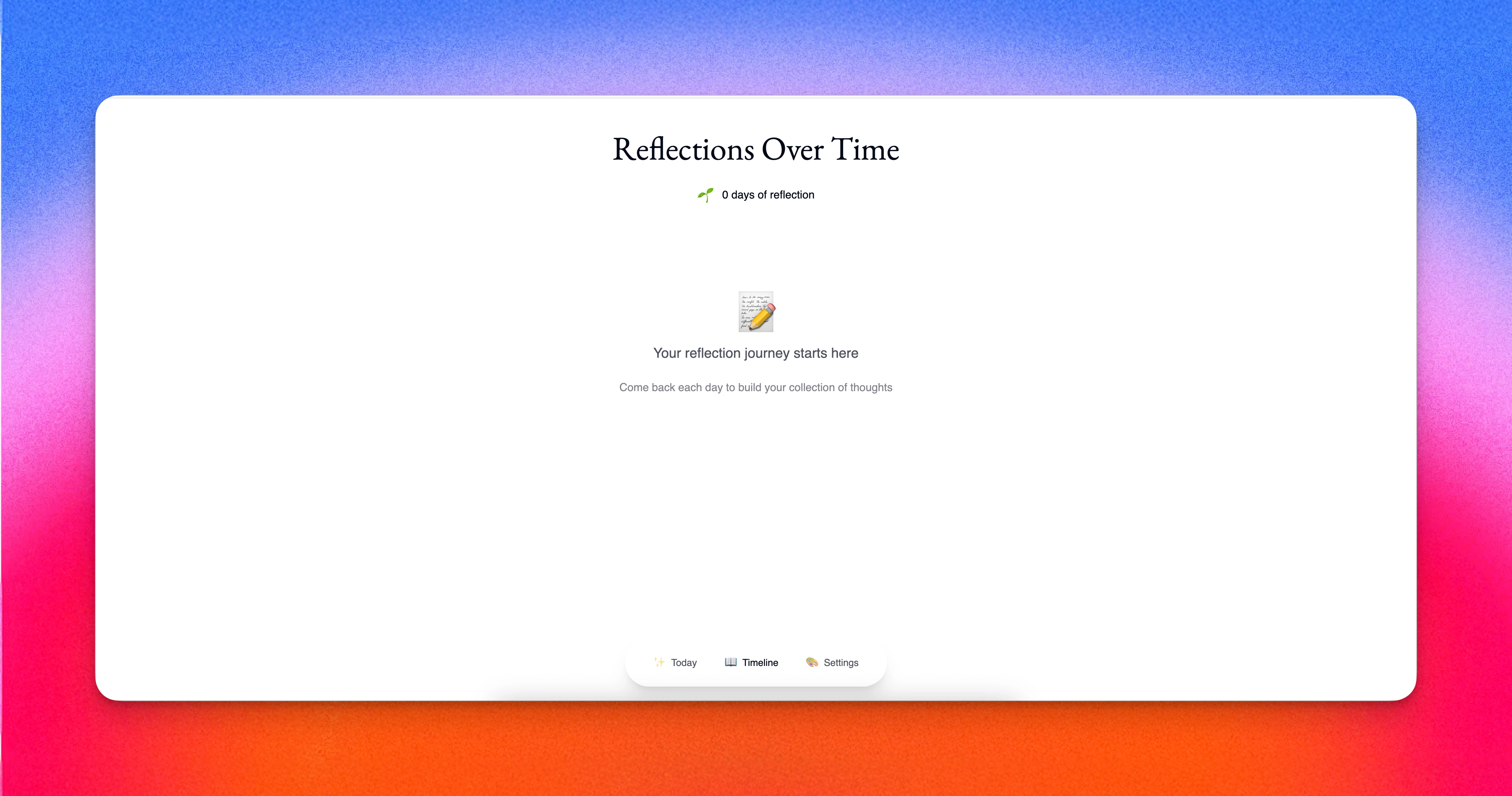Timeline and logs