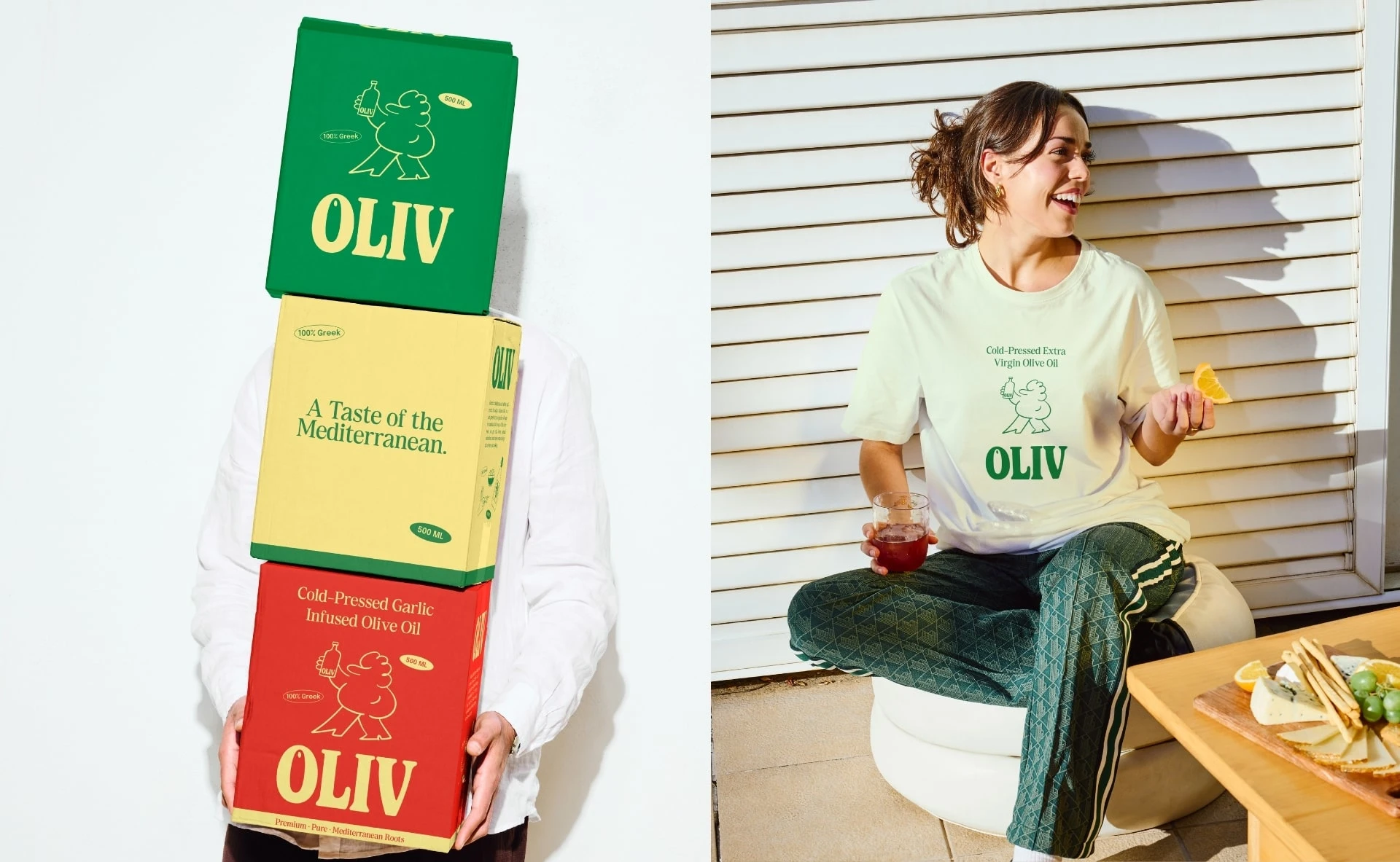 Delivery Boxes and T-Shirt Design