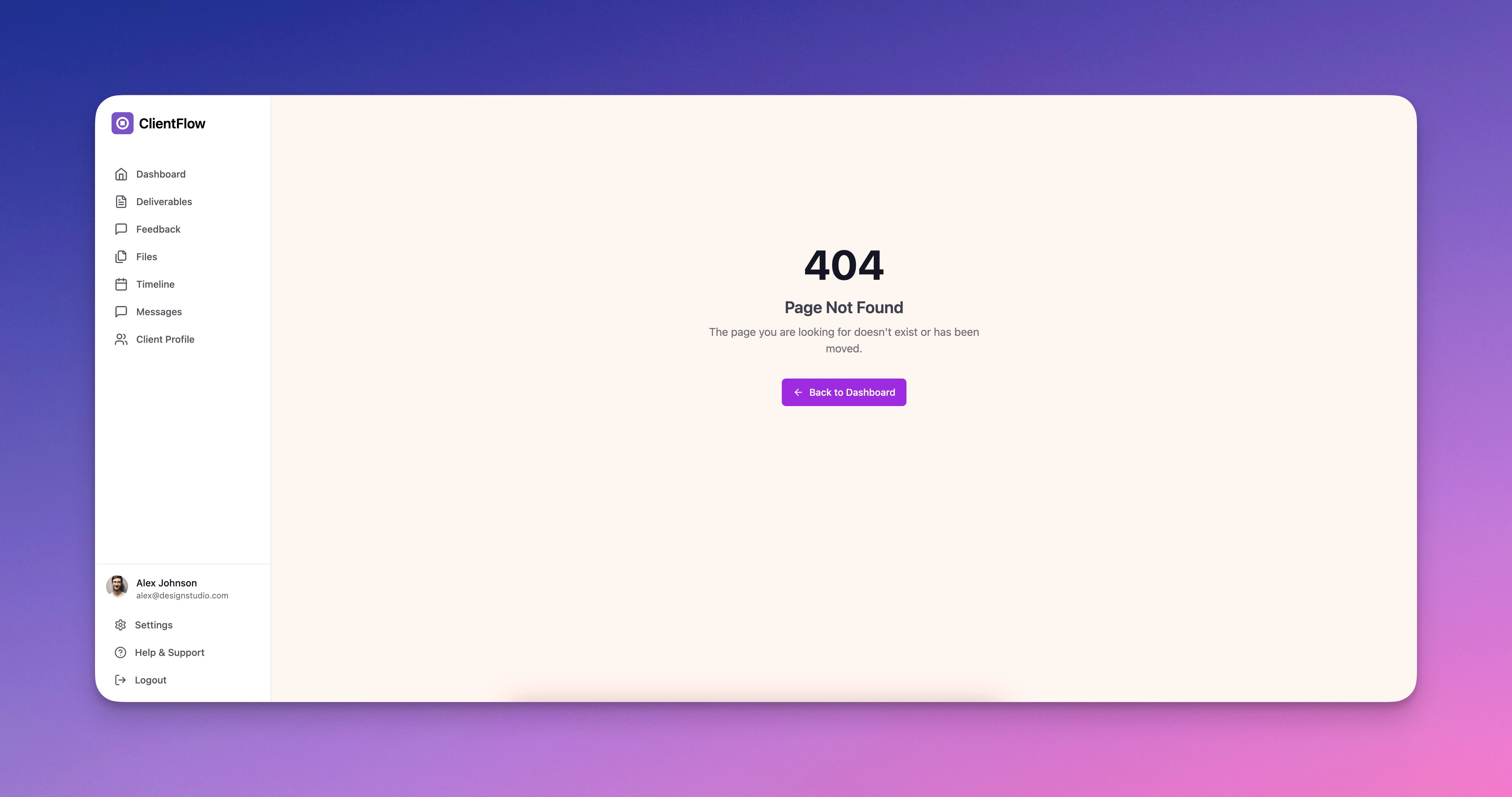 404 Page