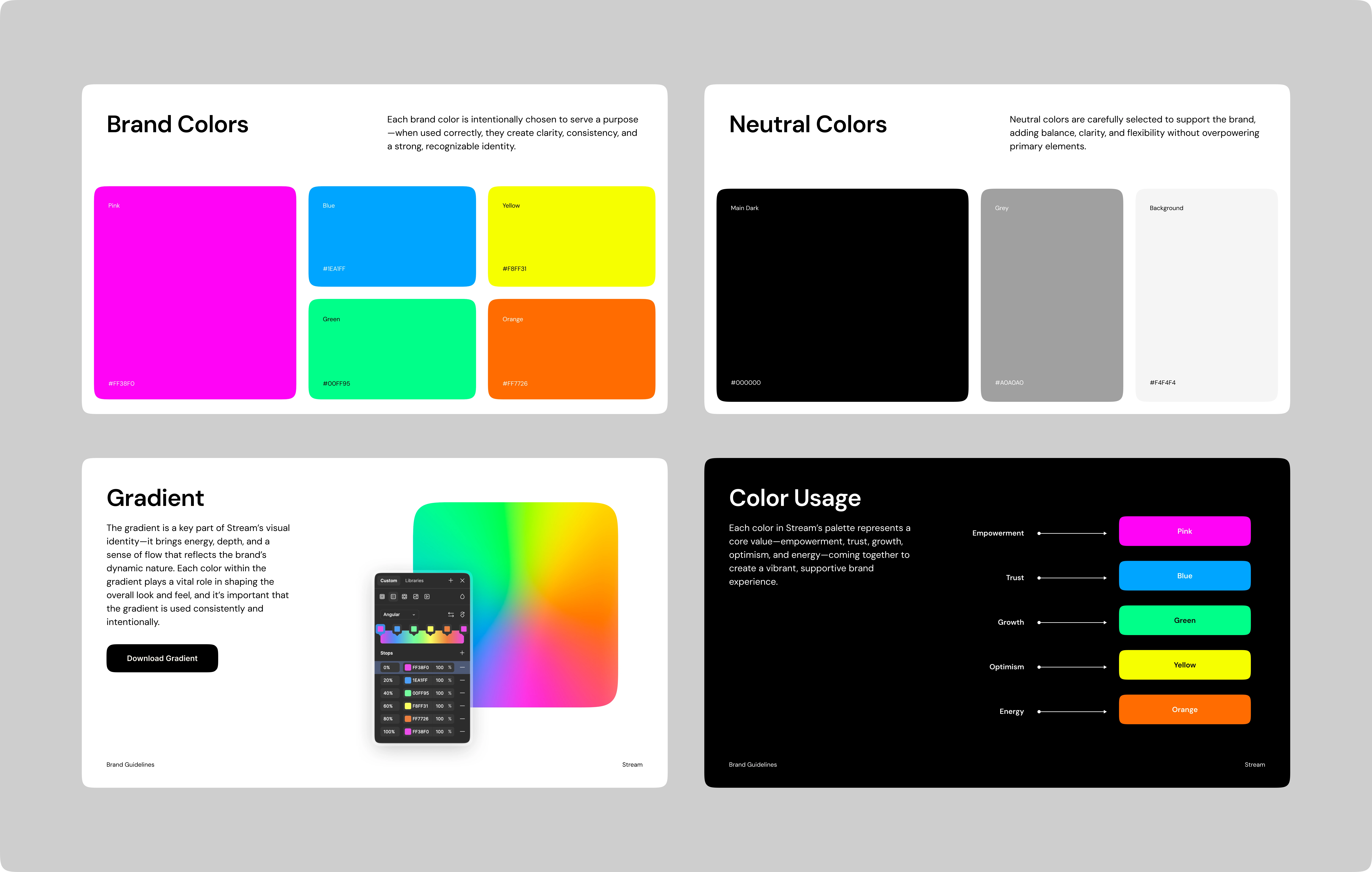 Finalizing the color palette