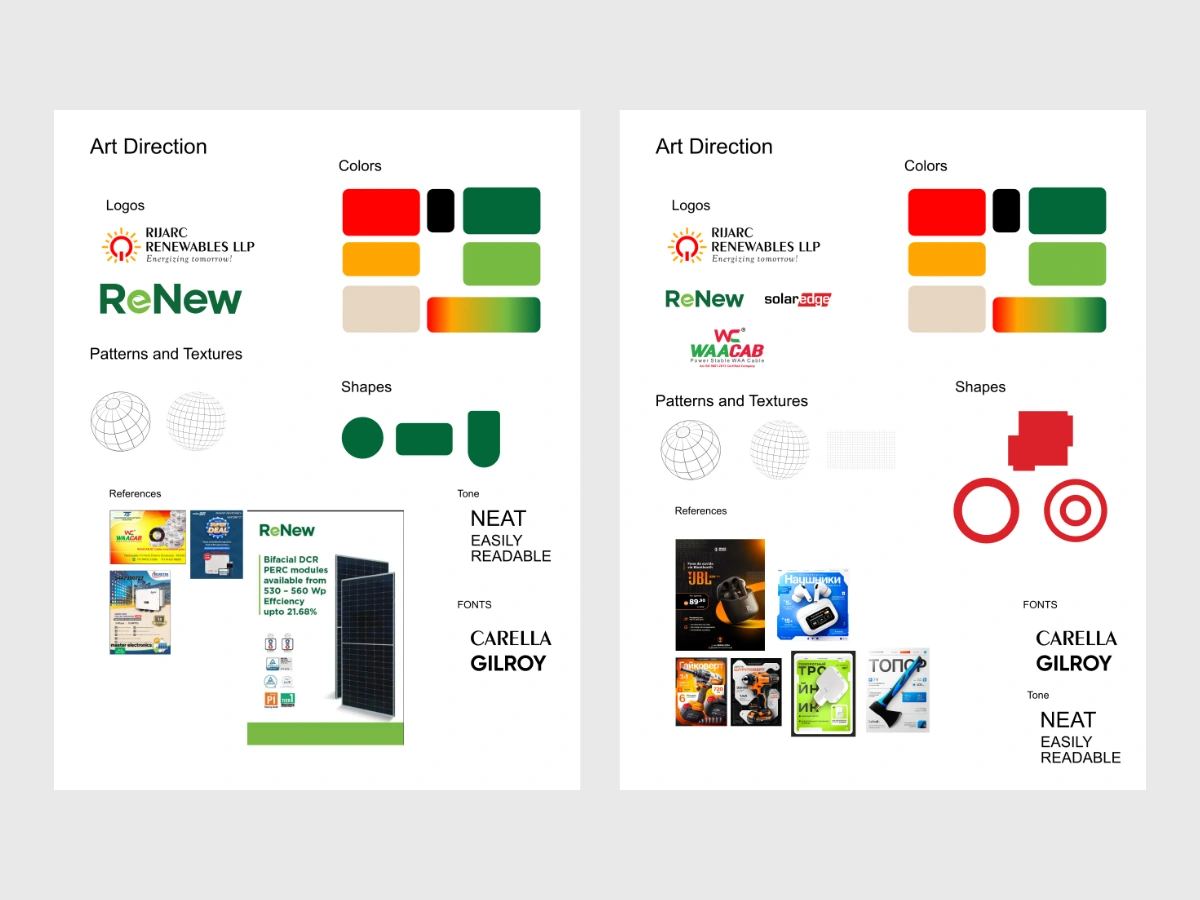 Art Direction Boards