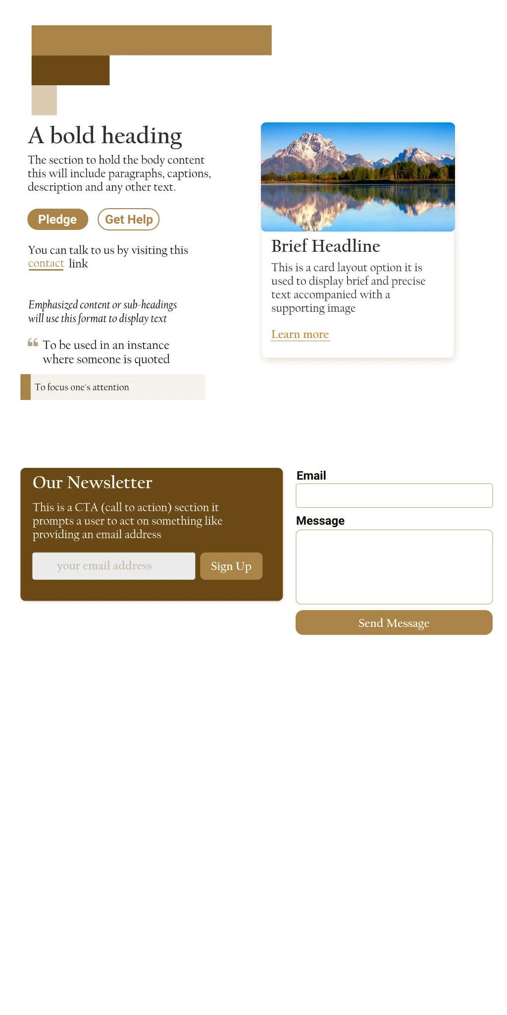 High fidelity wireframes for the HTML5 look and feel