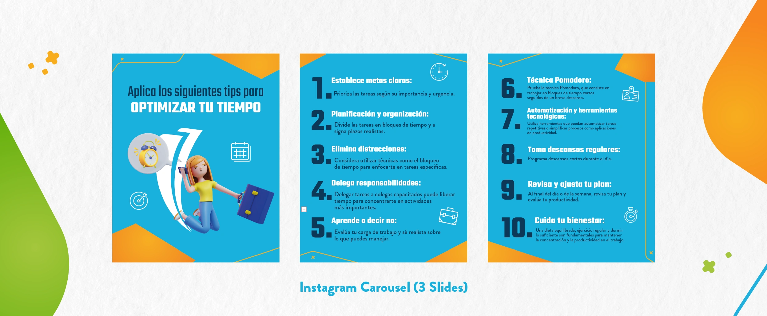 Productivity Tips Carousel