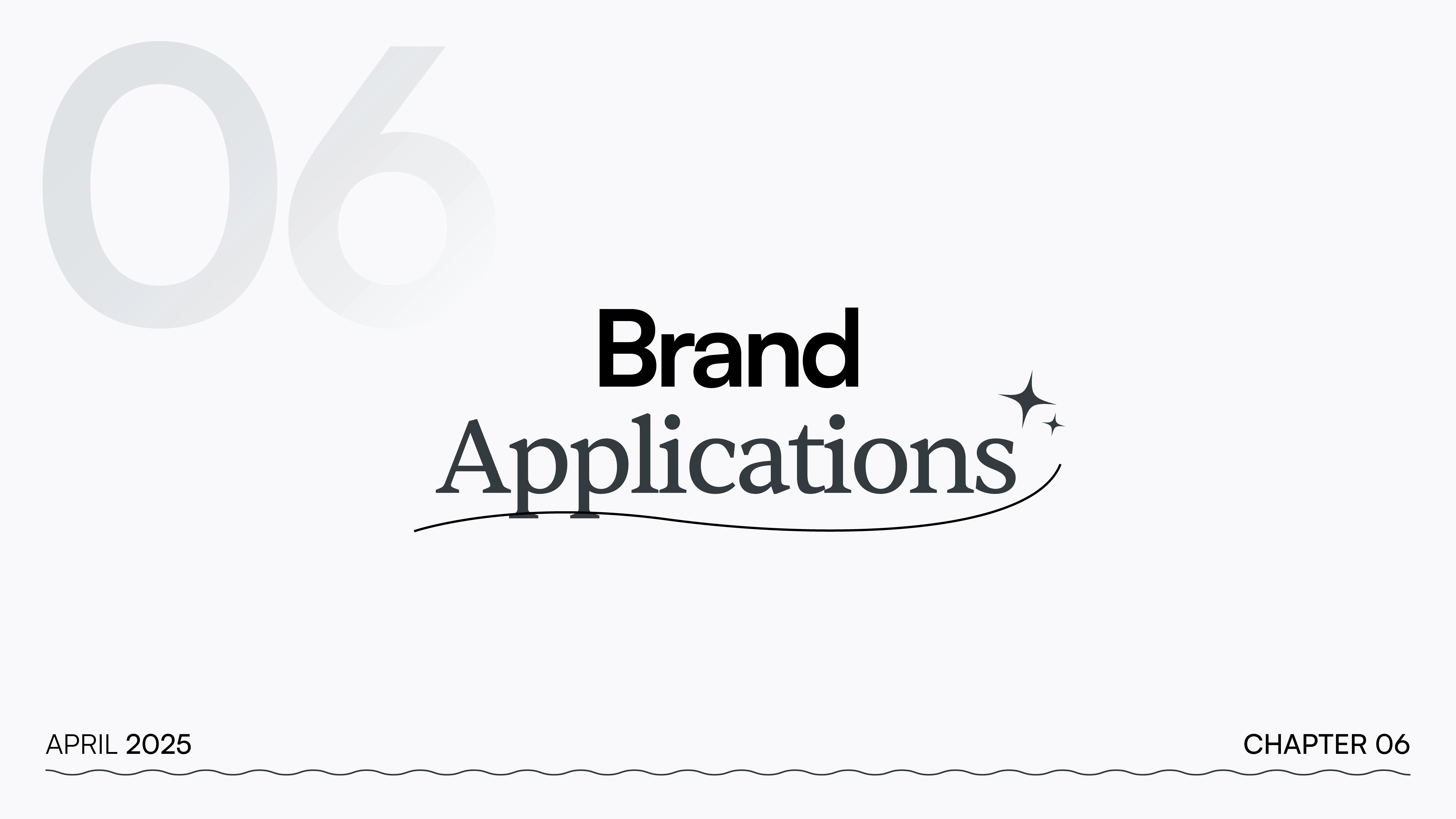 6.0 Brand Applications