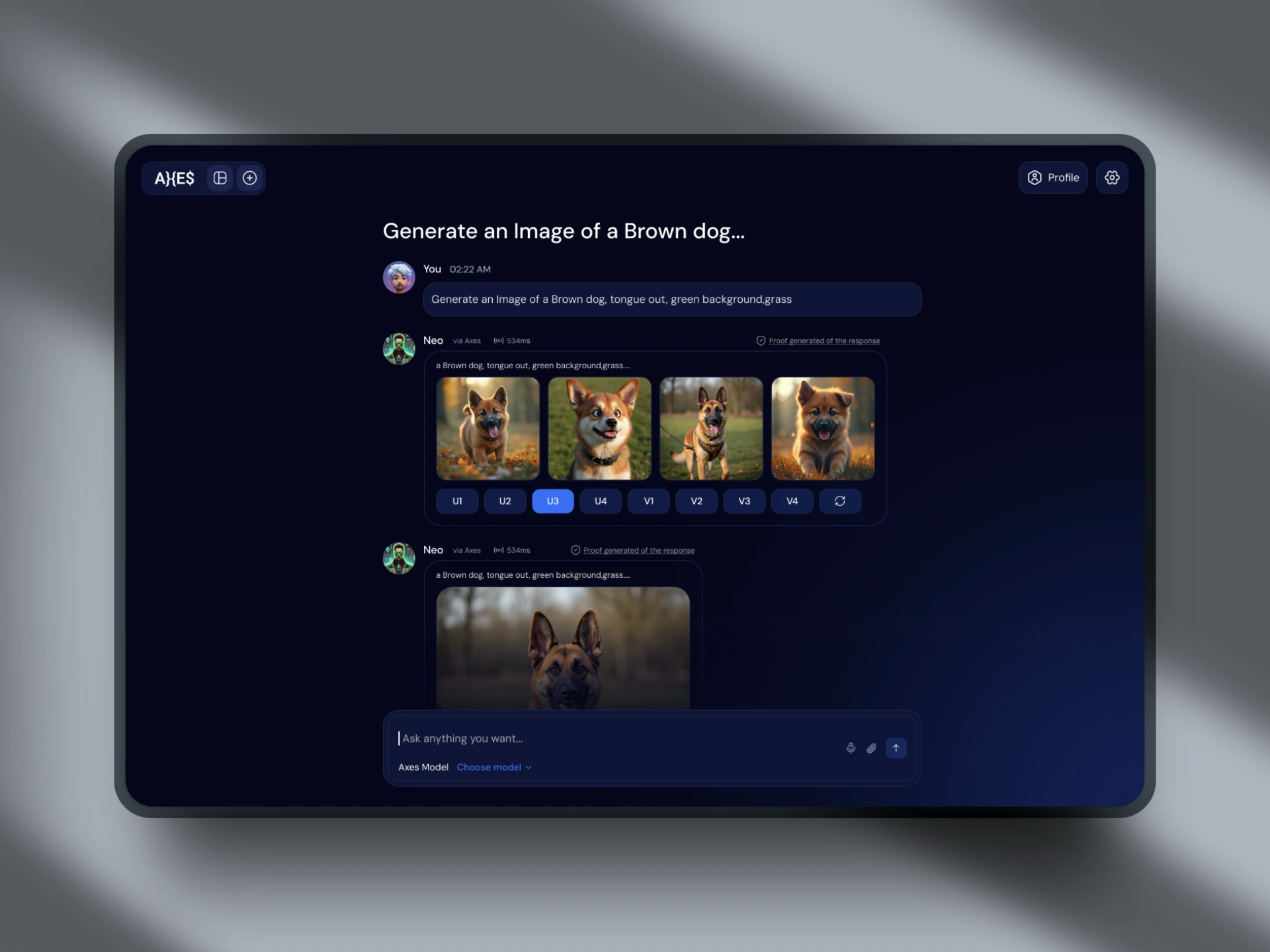 Image Generation - Mockup