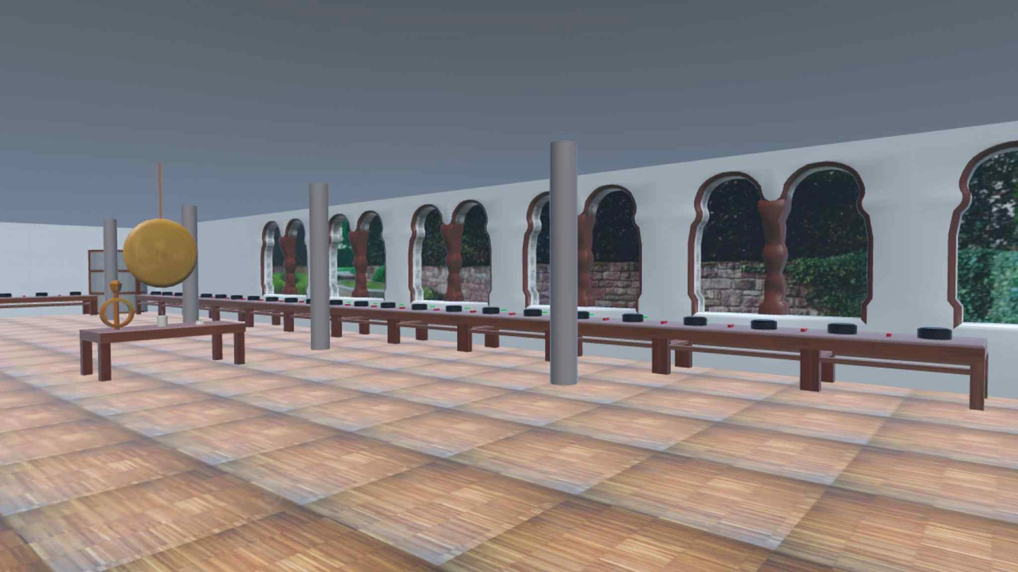 View of the meditation room
