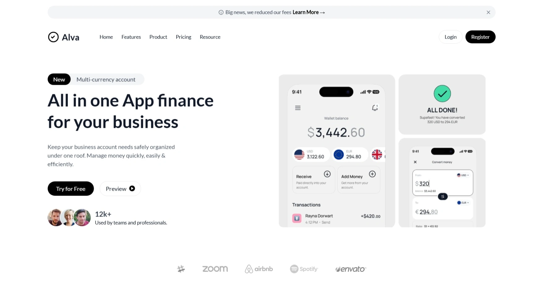 Preview of the Hero Section