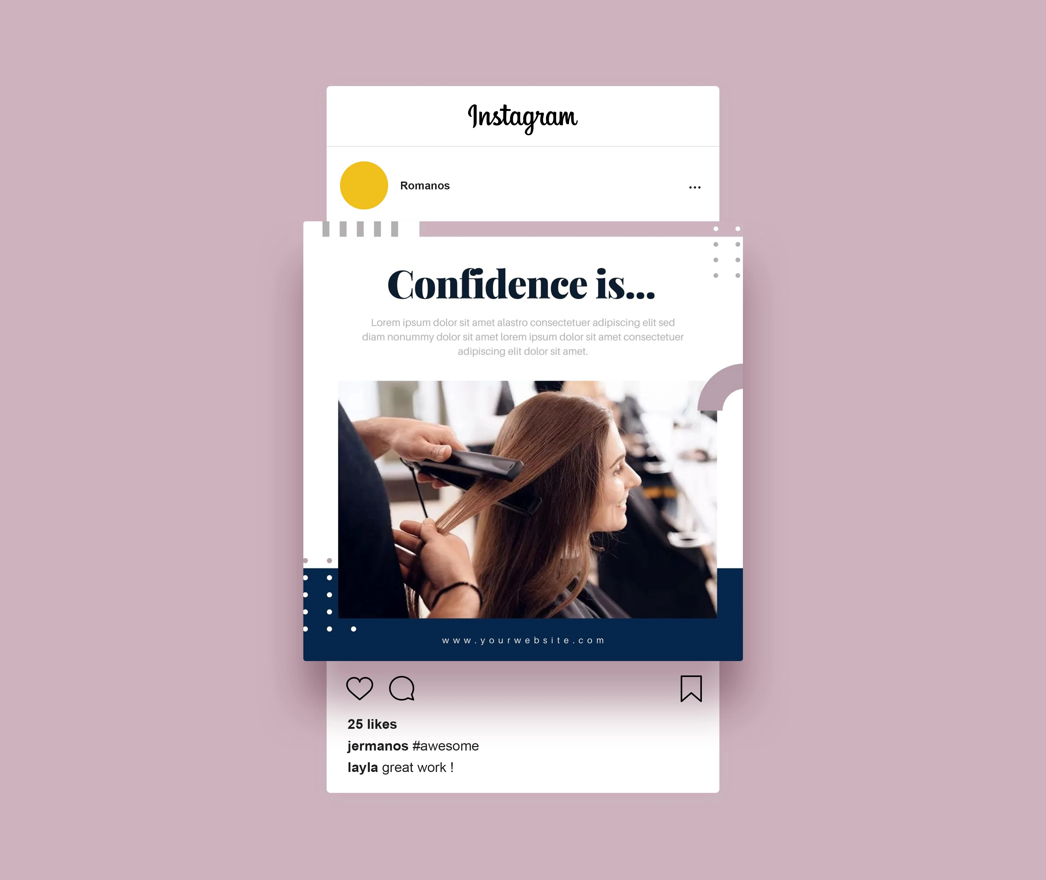 Aspirational Content for a Beauty & Wellness Brand