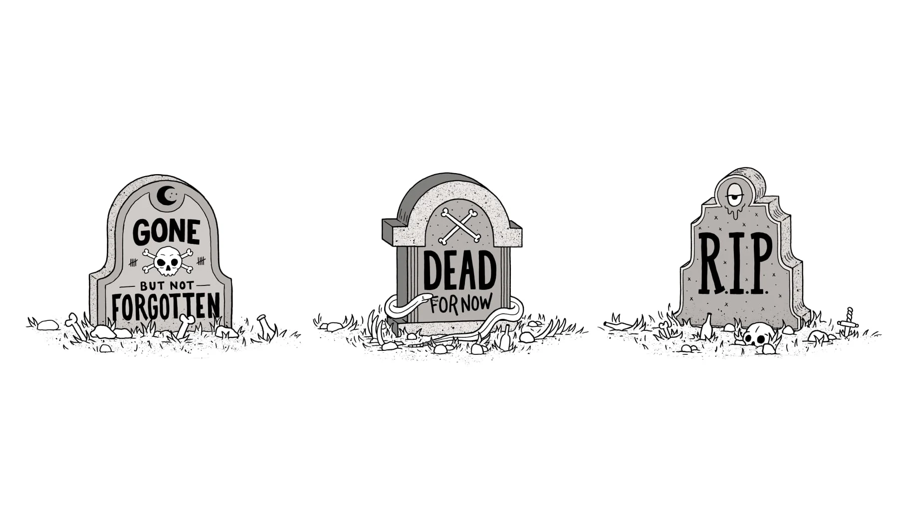 Artwork for the "Retired Beers" listed on the website.