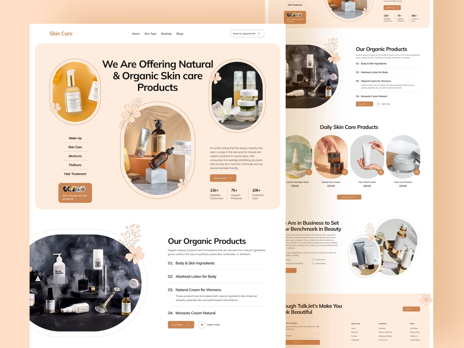 Web-Design for Cosmatics