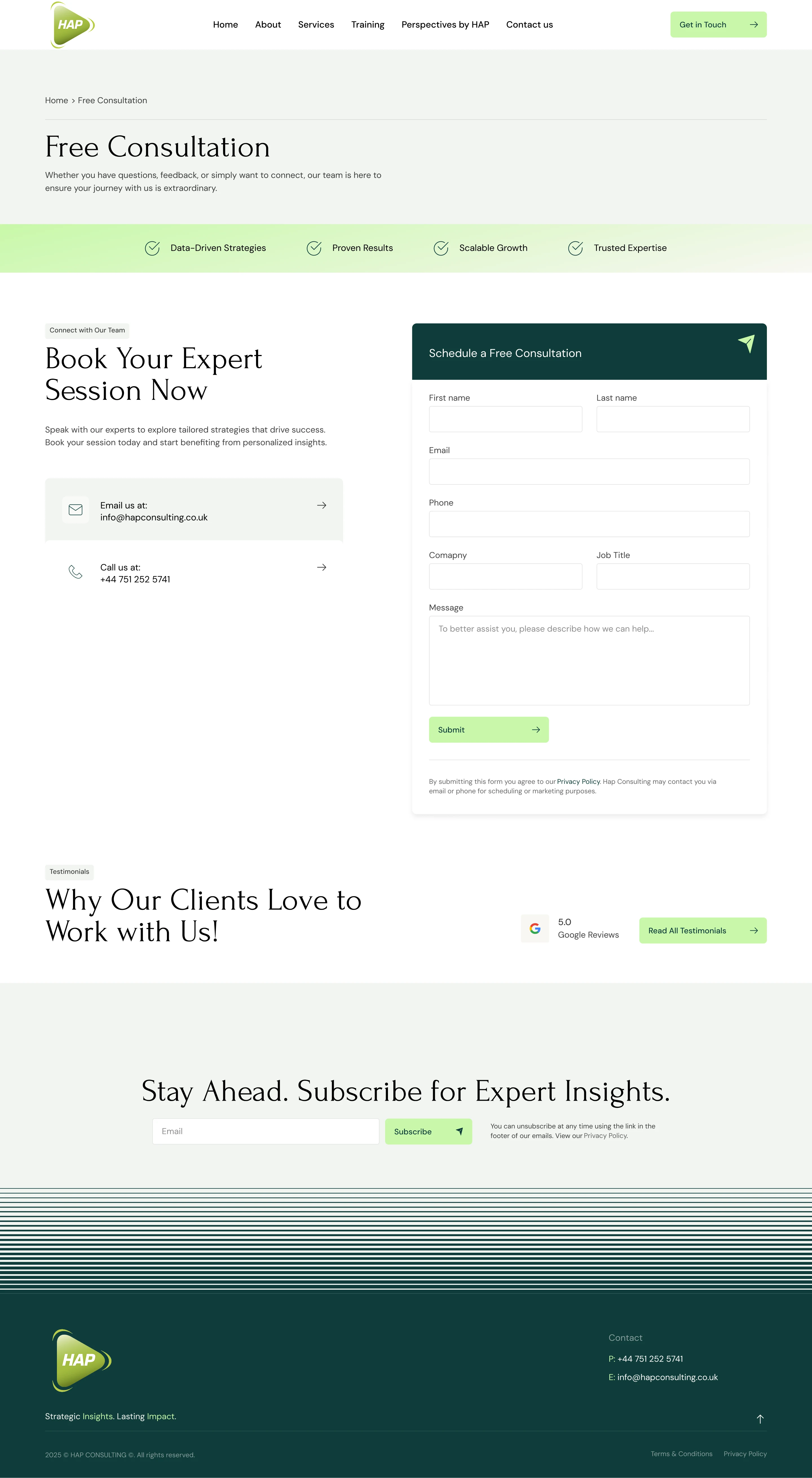 Consultation Page
