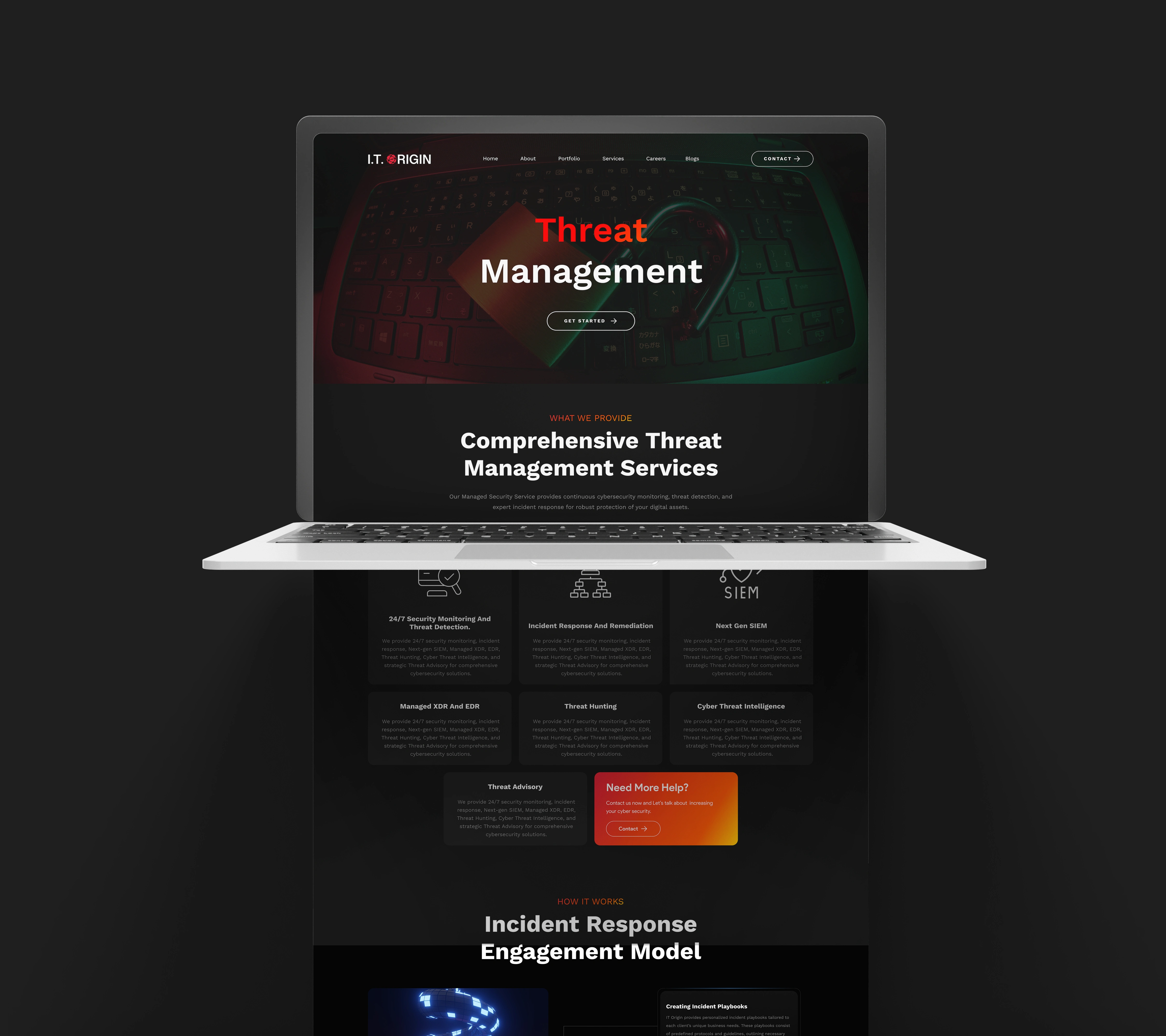 Security company website design