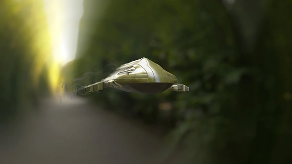 Rendering of 3D Game-Ready Ship