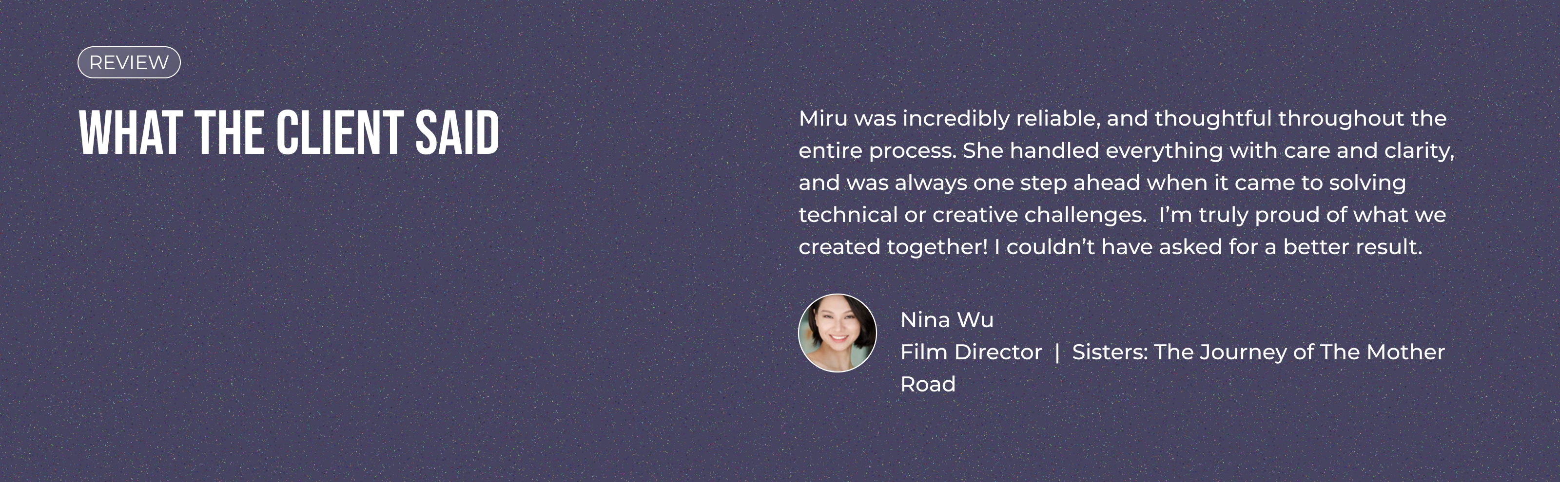 Client review