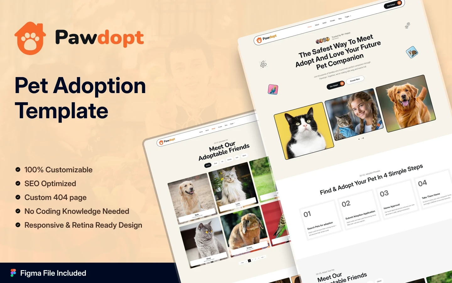 Pawdopt homepage