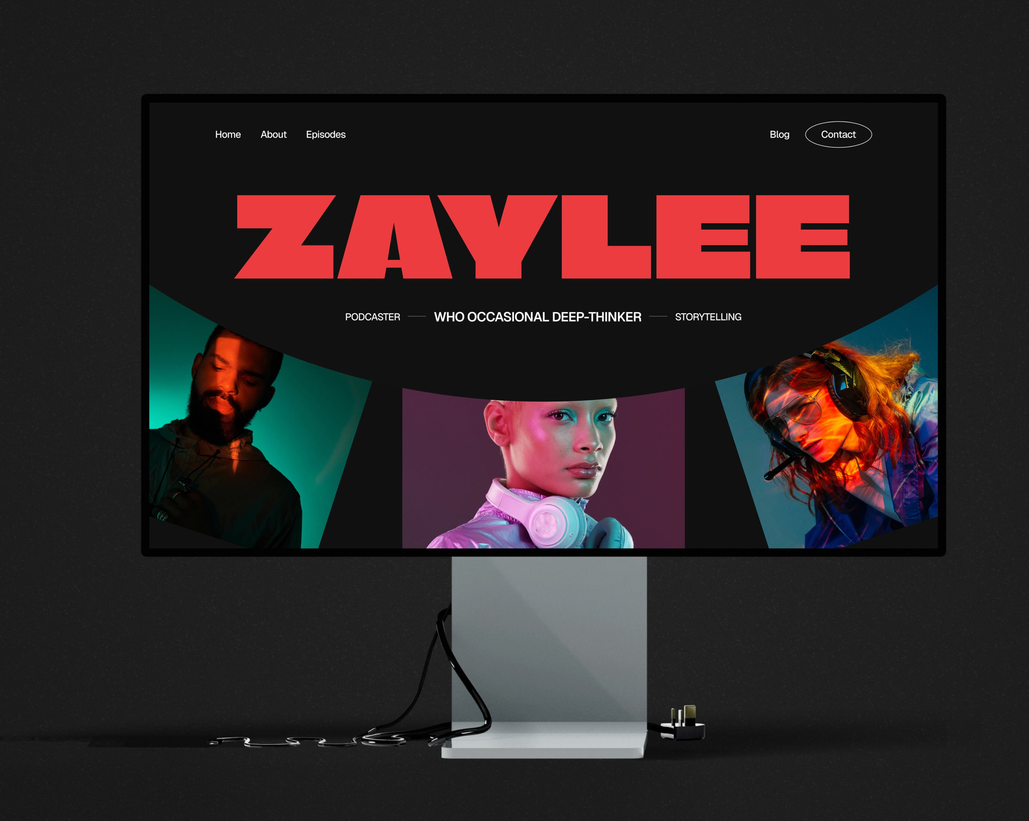 Zaylee Podcaster Webflow