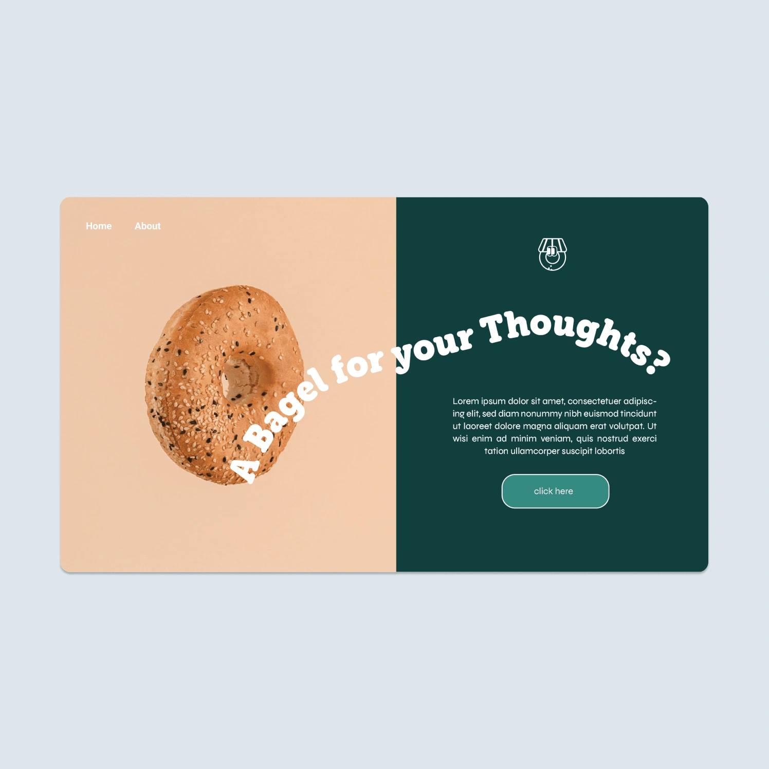 Finalized Landing Page Design