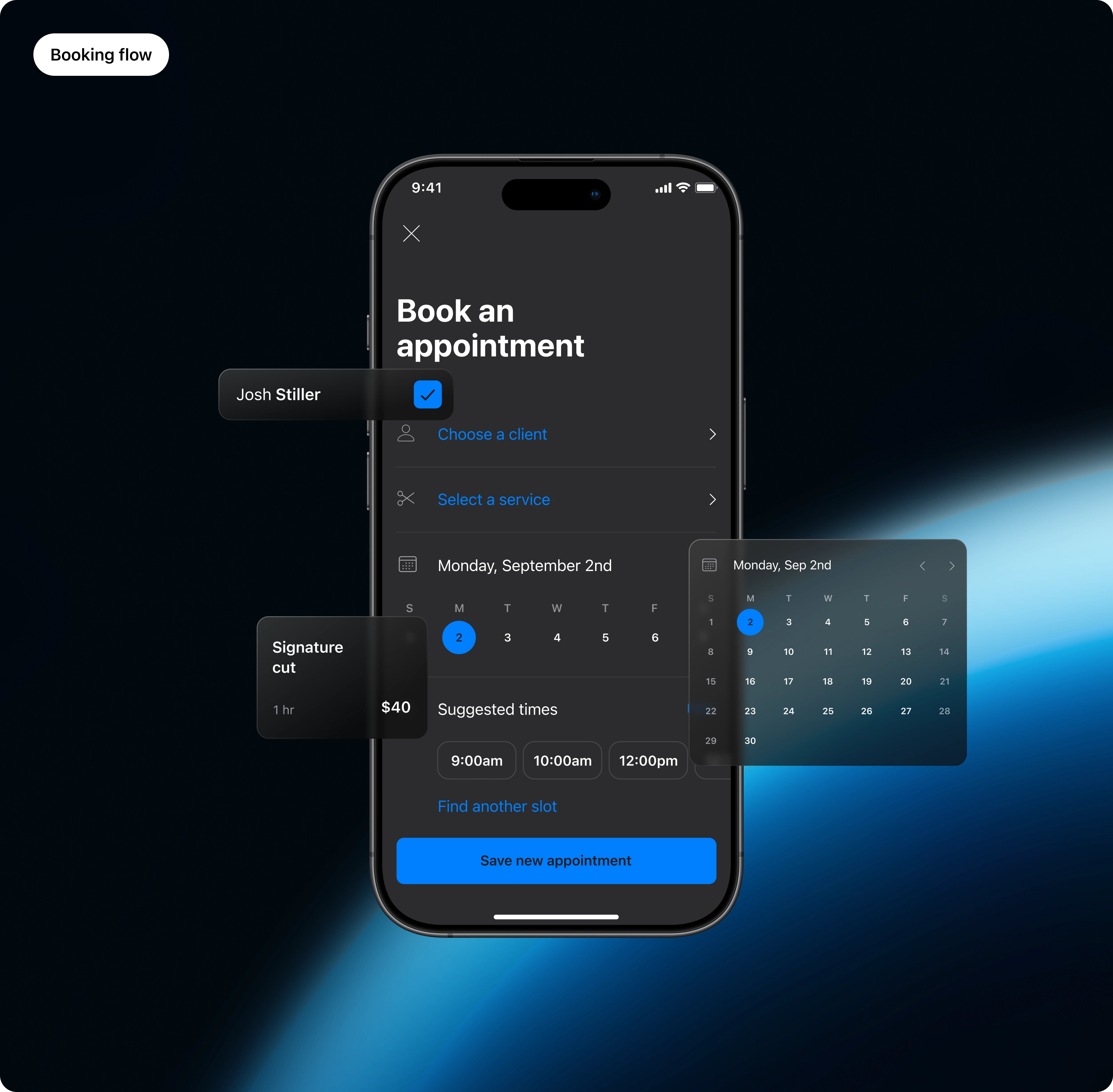 Booking flow