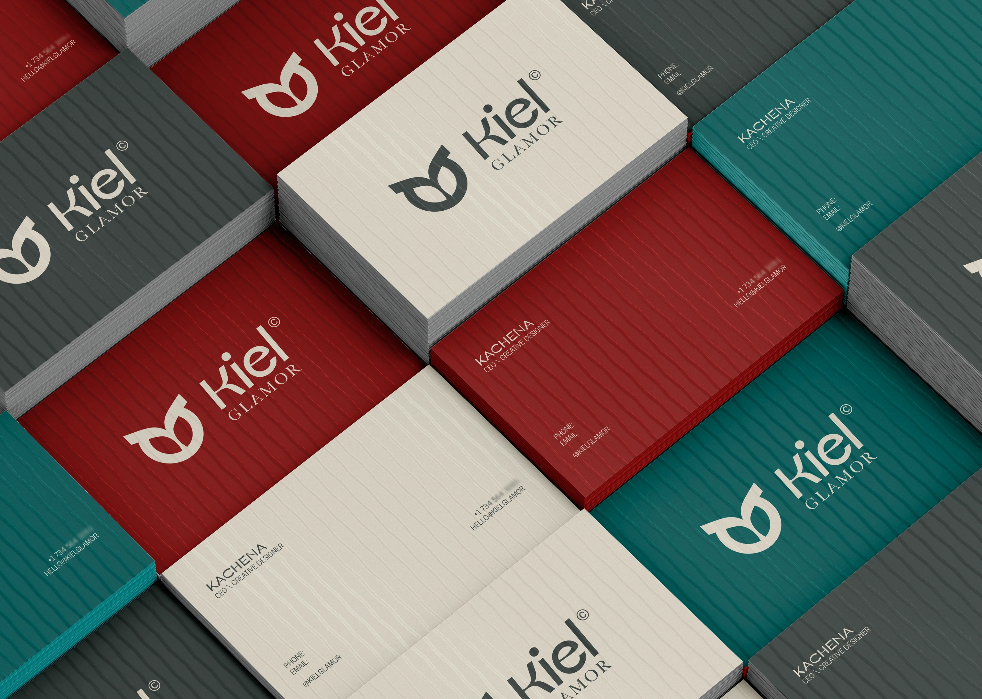 Brand business card mockup