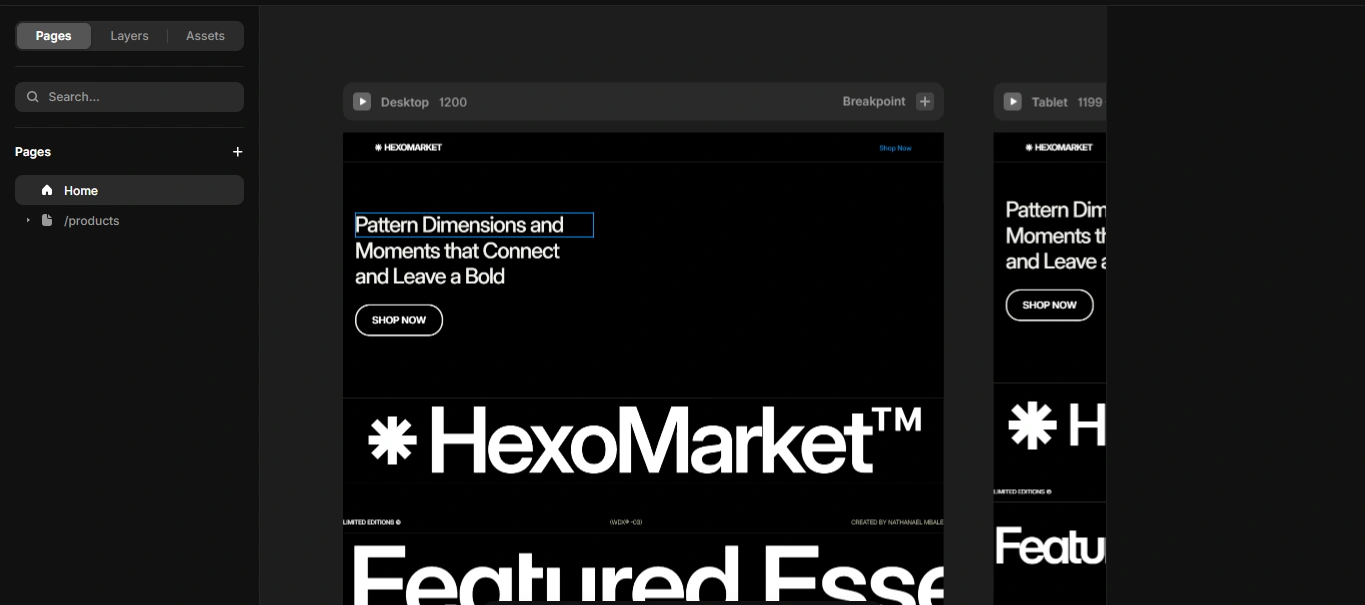 Framer Dashboard