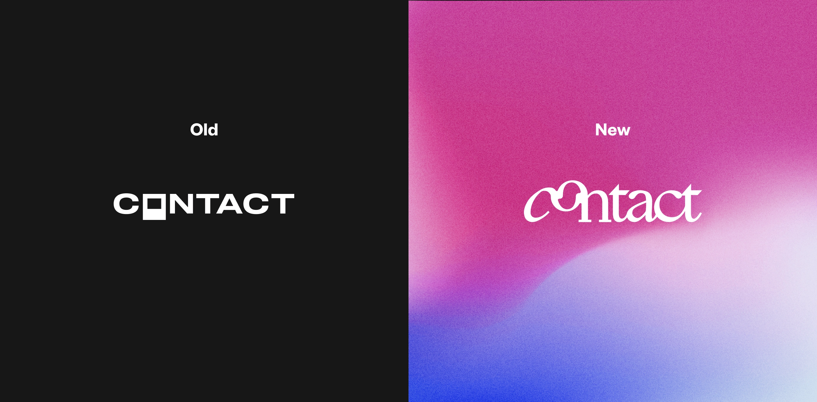 Logomark, before and after